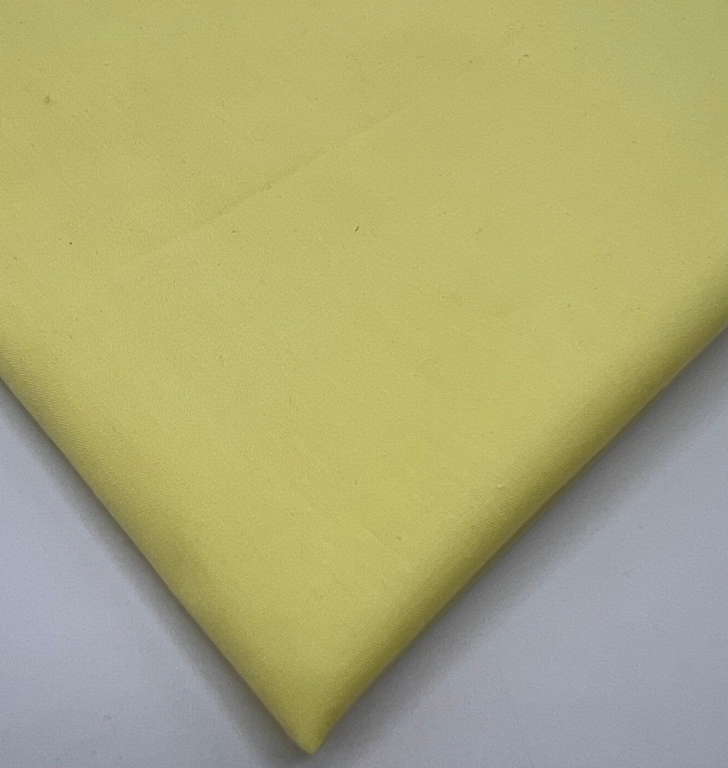 Lemon Plain Poly Cotton 105 GSM 80/20 44 Inch Non Stretch - T9 Fabrics