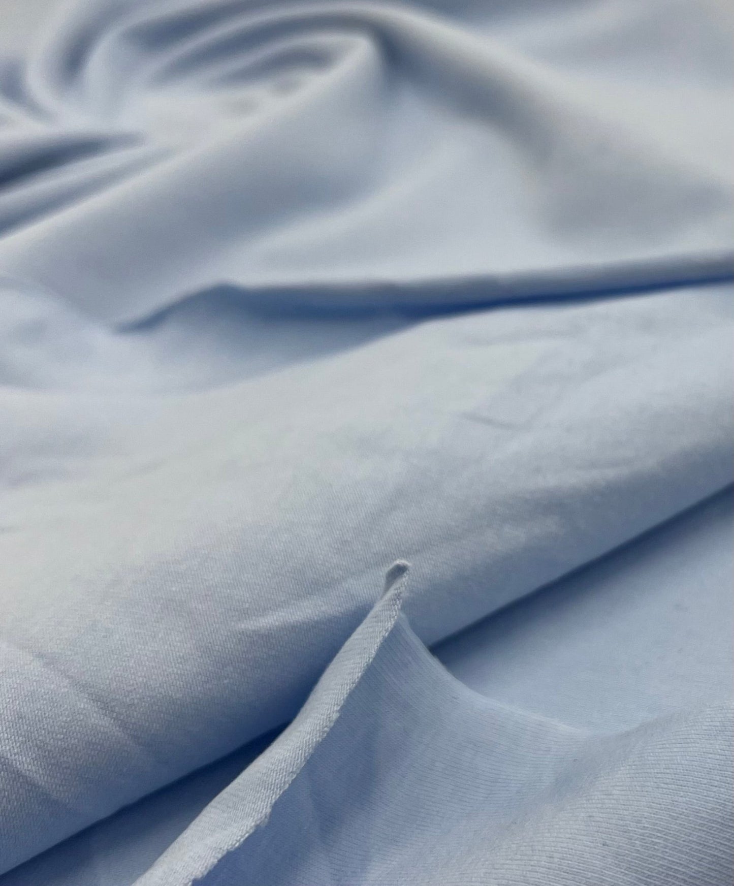 Light Blue Cotton Stretch Jersey 240 GSM 92/8 Lycra 4 Way Stretch - T9 Fabrics