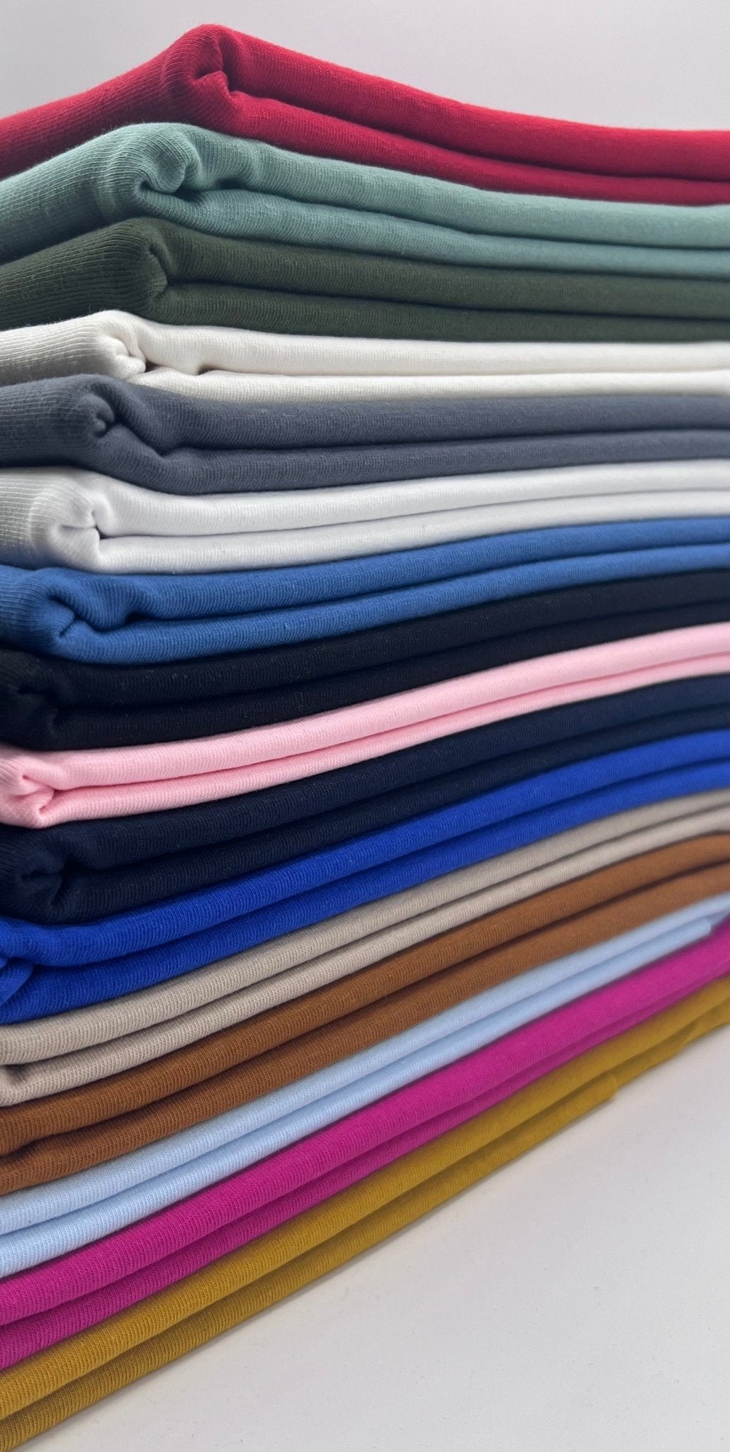 Light Blue Cotton Stretch Jersey 240 GSM 92/8 Lycra 4 Way Stretch - T9 Fabrics