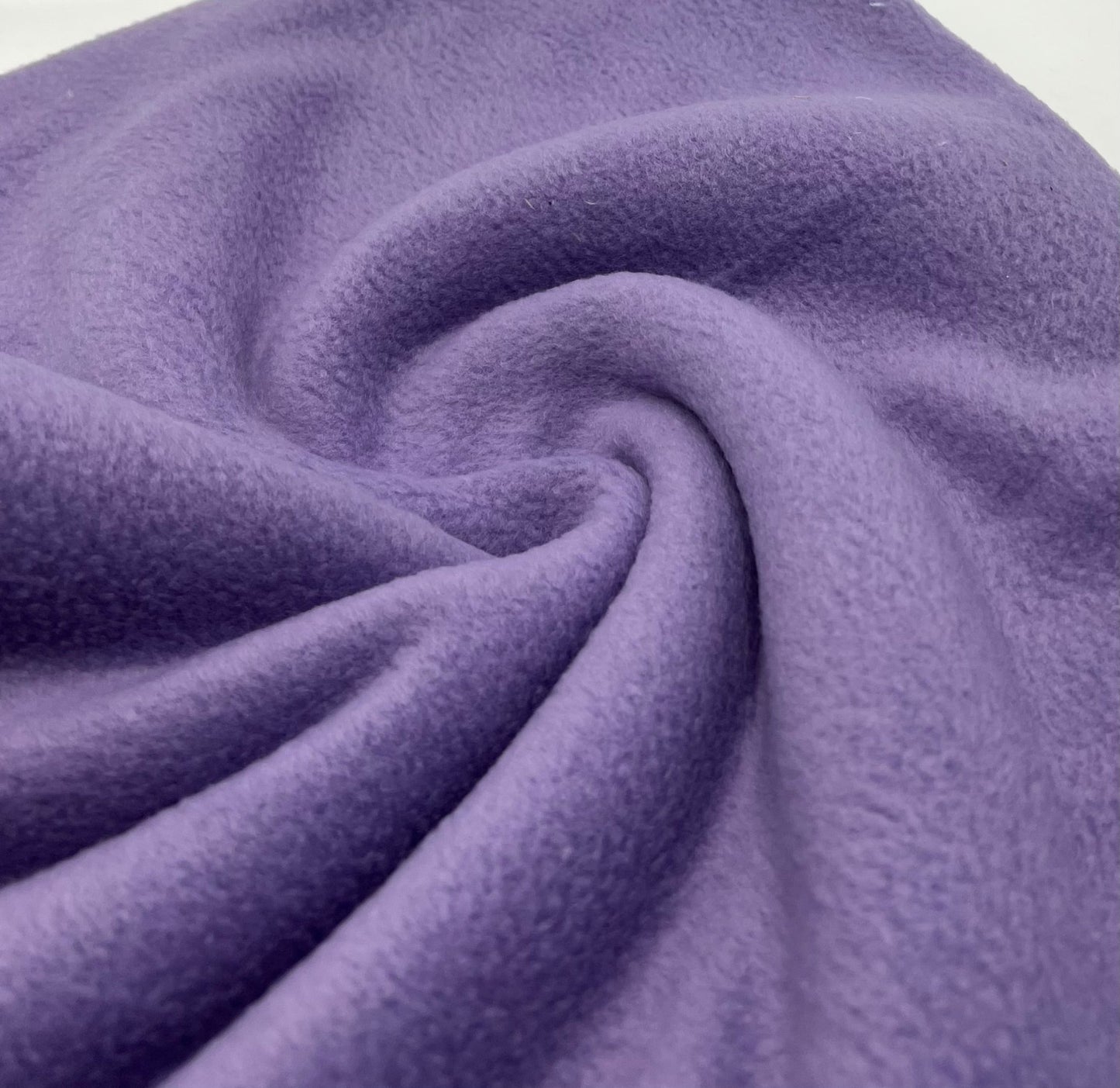 Light Lilac Plain Anti - Pil Polar Fleece Fabric Blanket Loungewear - T9 Fabrics