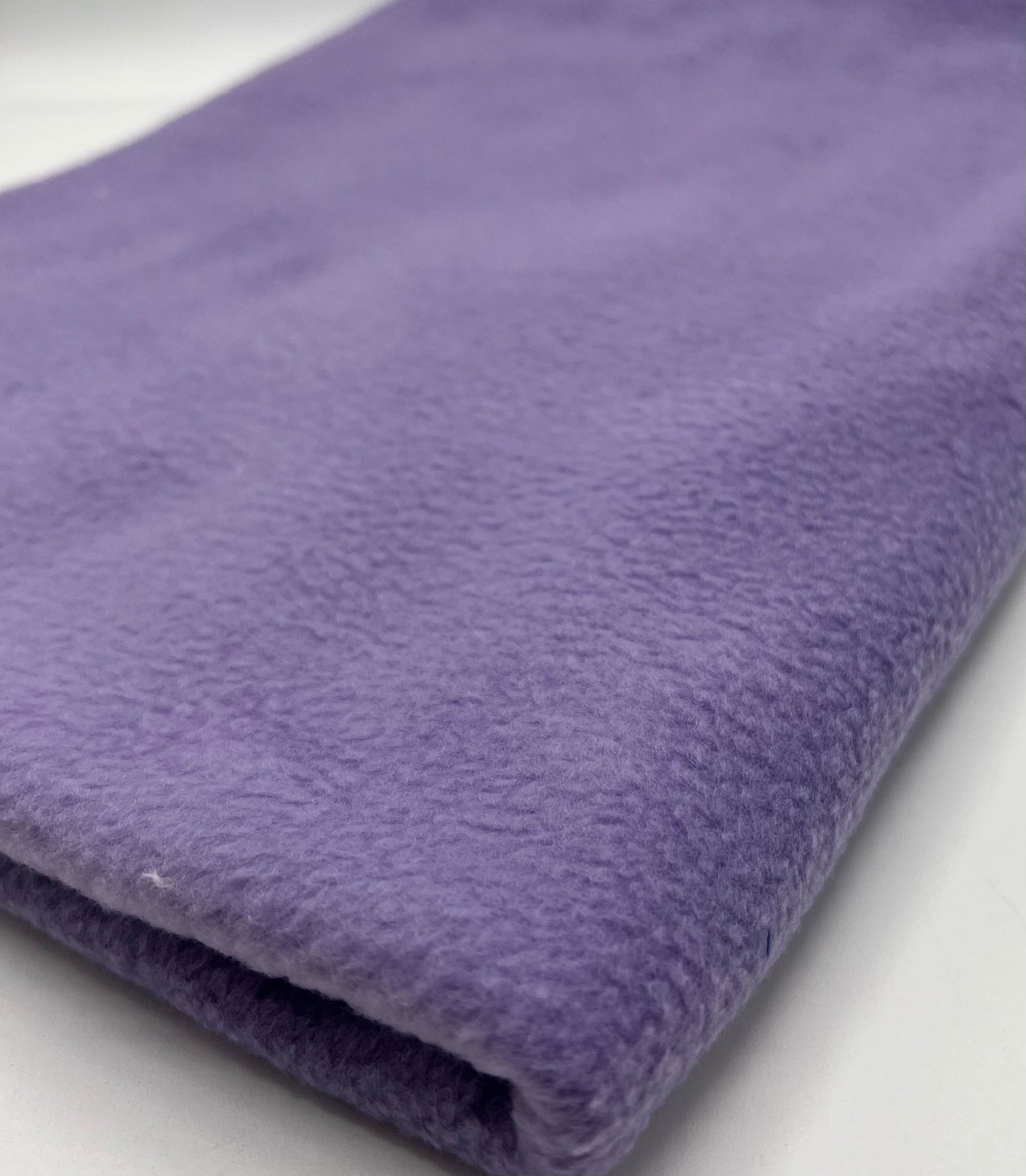 Light Lilac Plain Anti - Pil Polar Fleece Fabric Blanket Loungewear - T9 Fabrics