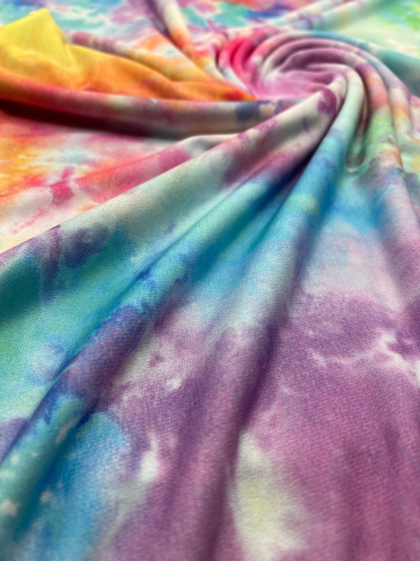Light Vibrant Pastel Mix Print ITY Fabric 4 Way Stretch - T9 Fabrics
