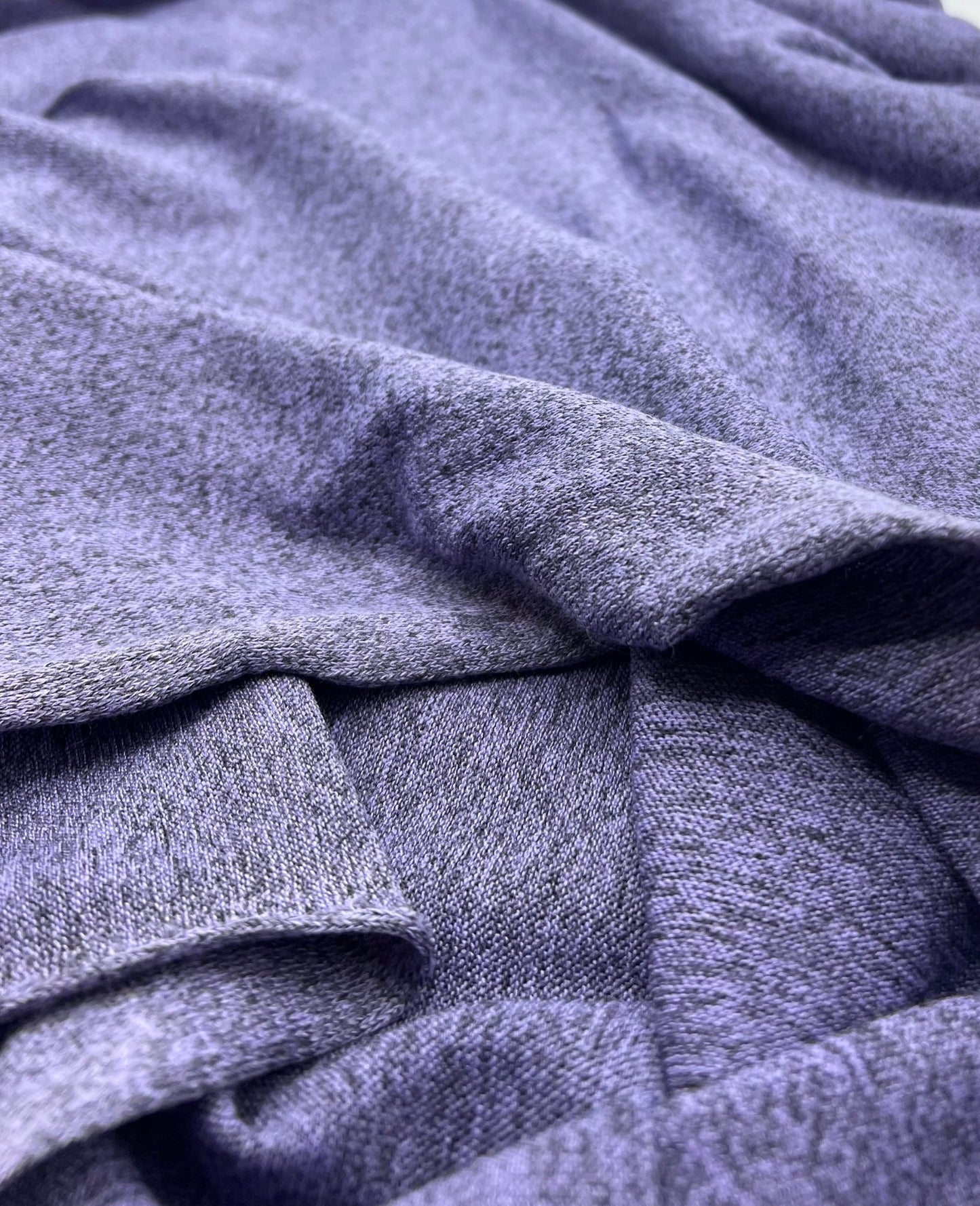 Lilac Melange Knit Stretch Fabric - T9 Fabrics