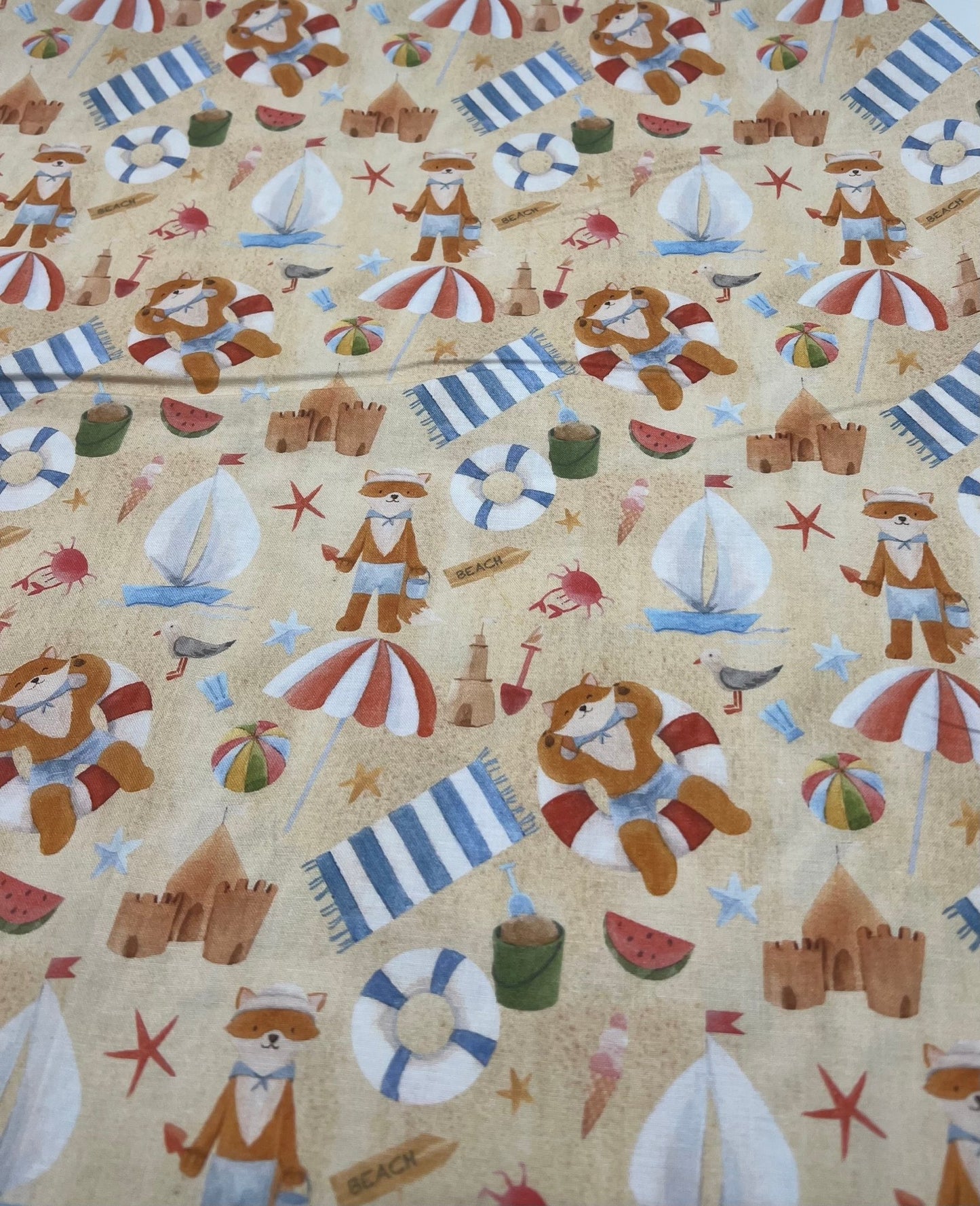 Little Johnny Beach Cotton 155 GSM 100% Cotton Fabric - T9 Fabrics
