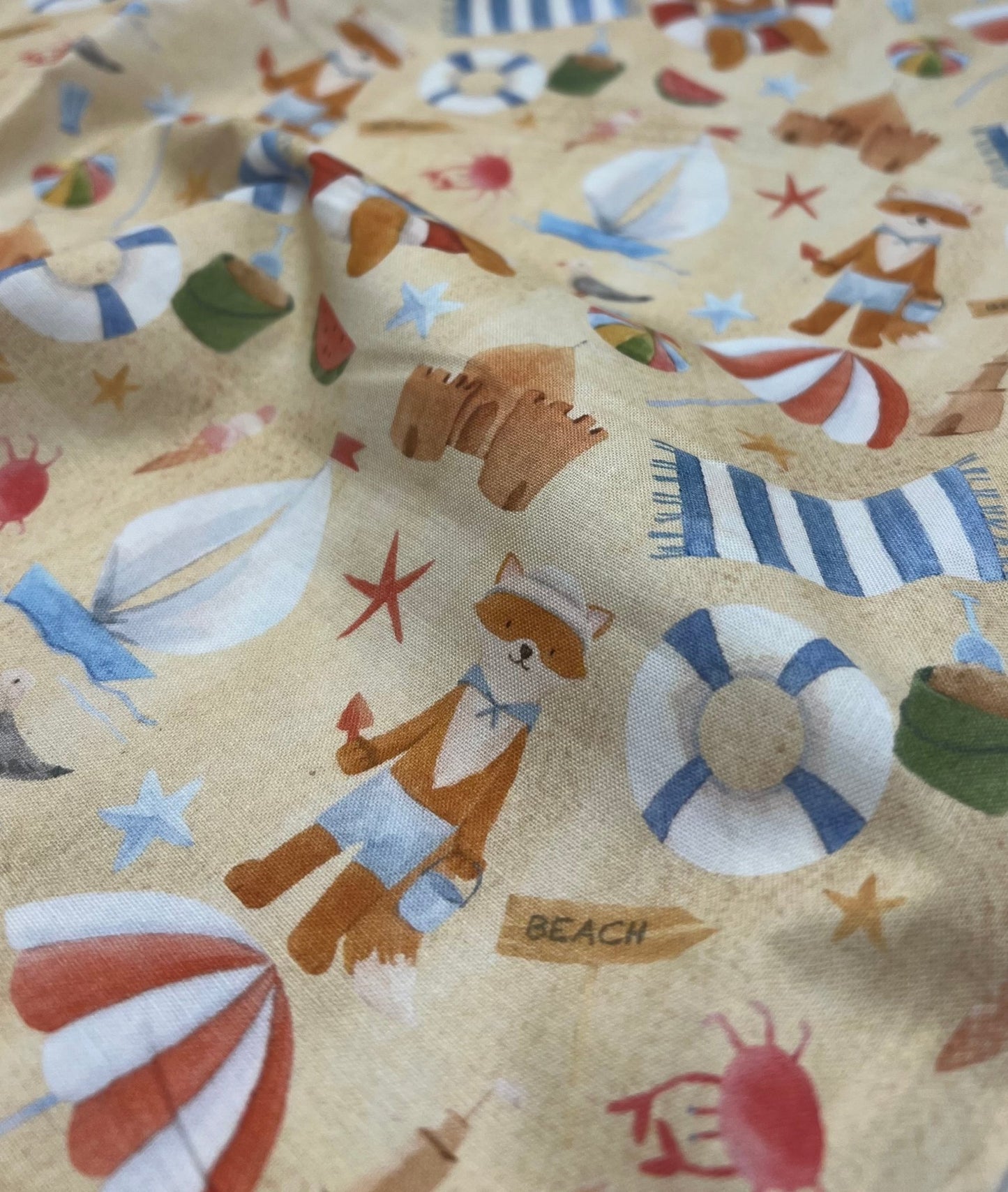 Little Johnny Beach Cotton 155 GSM 100% Cotton Fabric - T9 Fabrics
