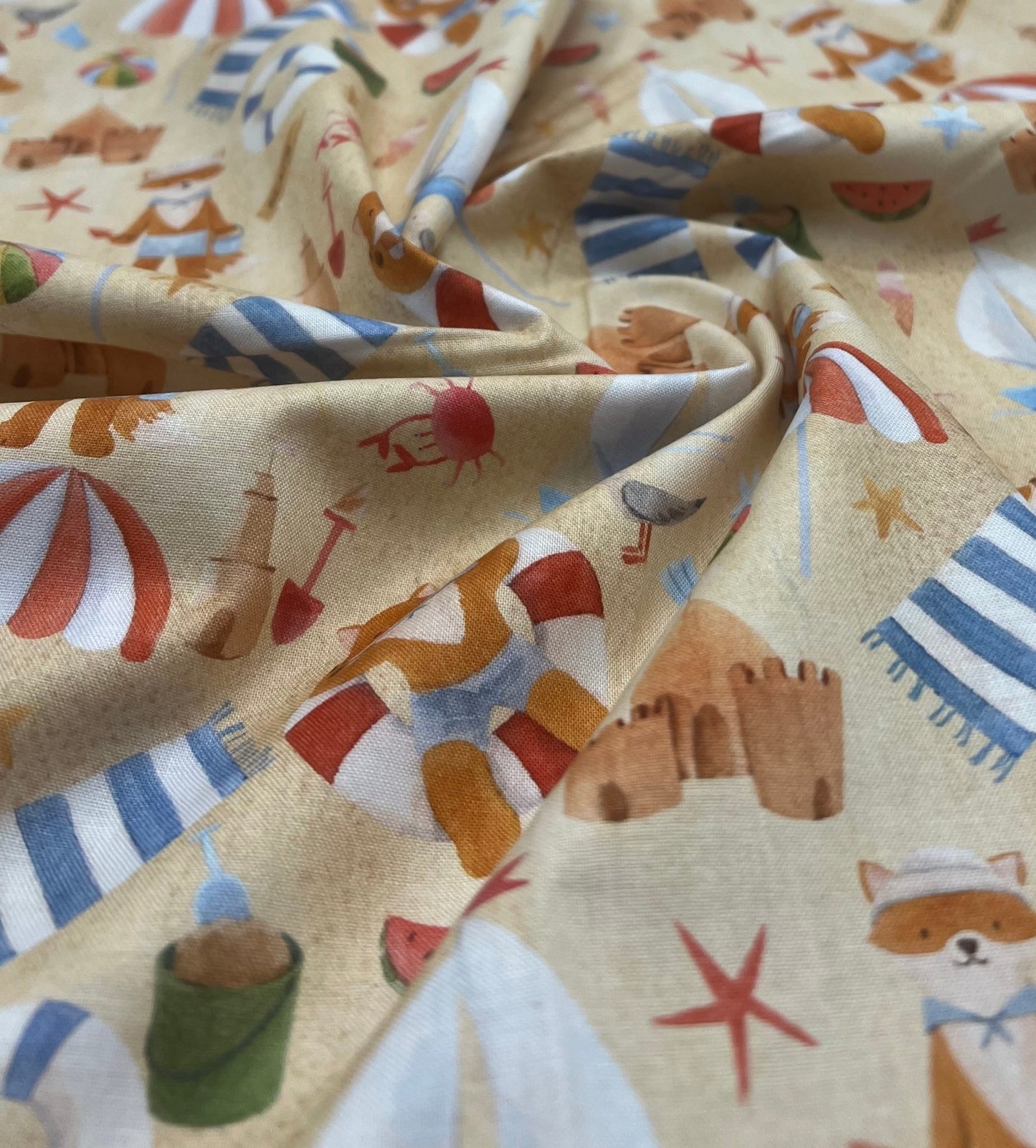 Little Johnny Beach Cotton 155 GSM 100% Cotton Fabric - T9 Fabrics