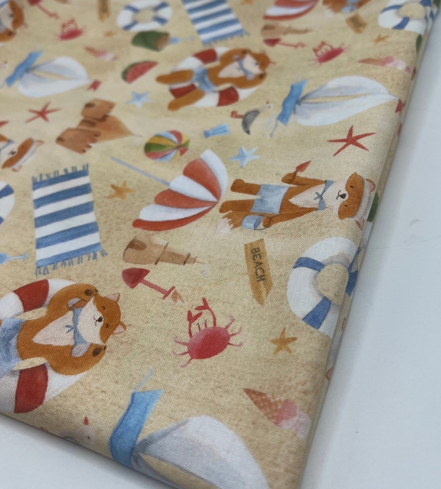 Little Johnny Beach Cotton 155 GSM 100% Cotton Fabric - T9 Fabrics