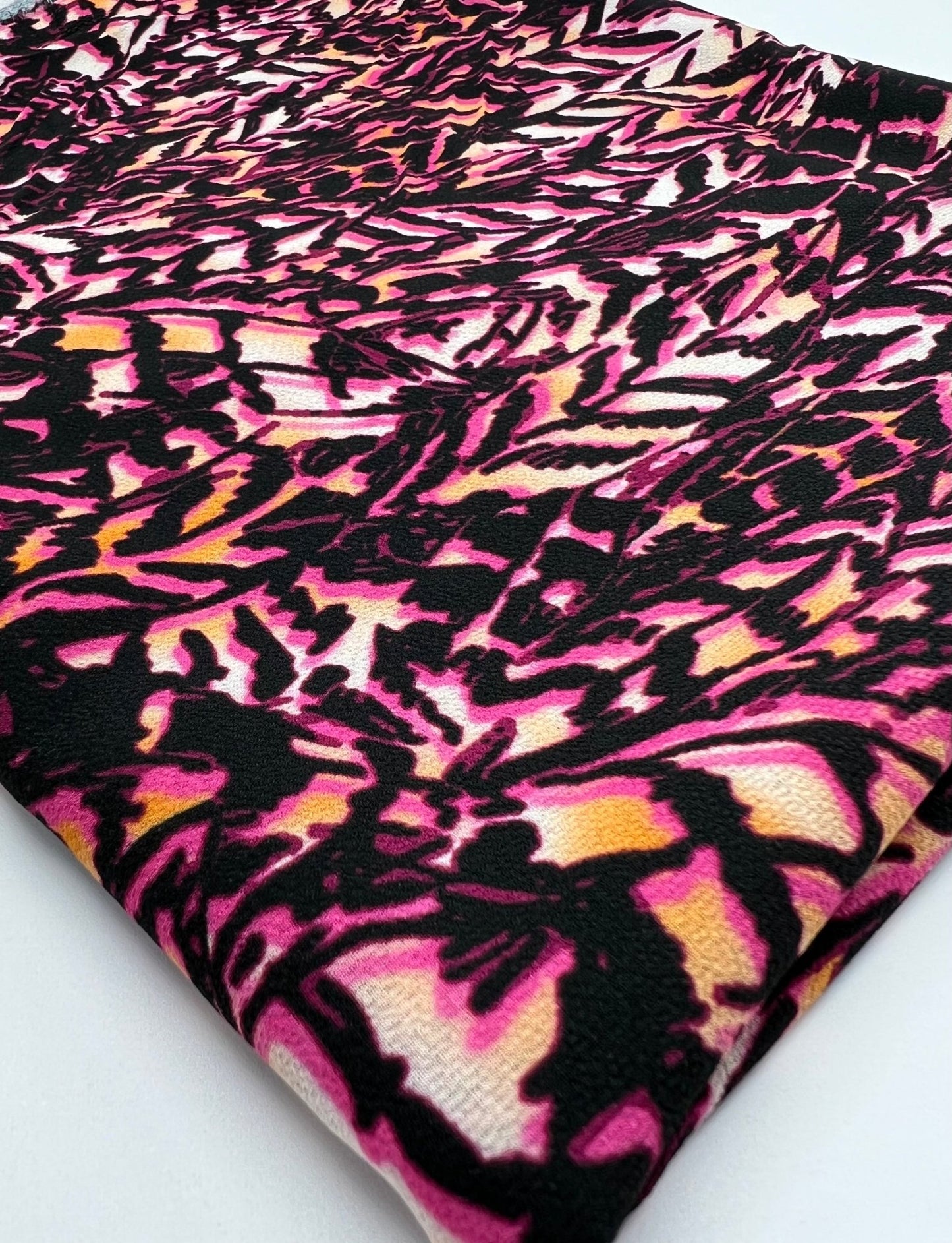 Multi Print Lightweight Bubble Crepe Fabric - T9 Fabrics