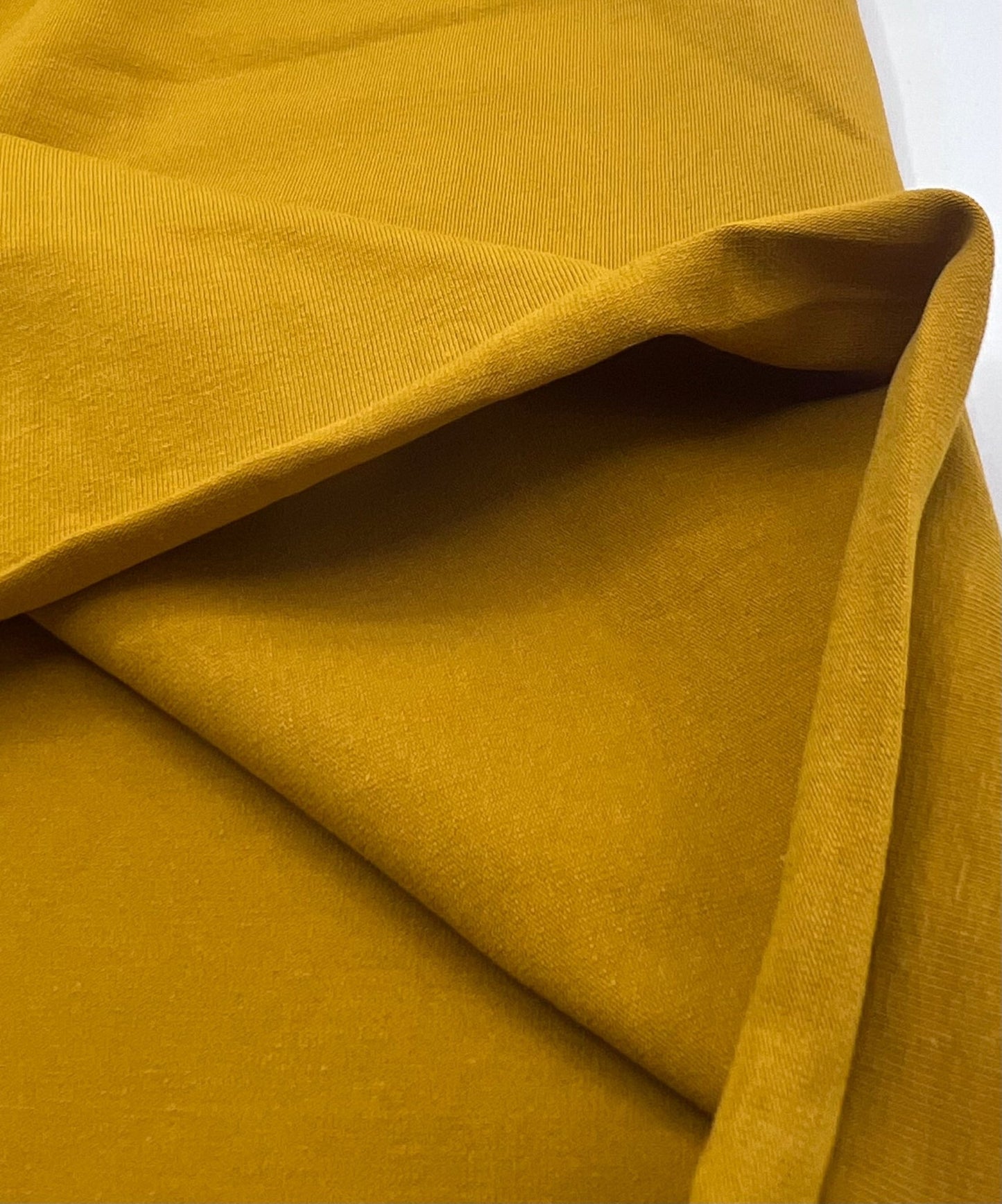 Mustard Cotton Stretch Jersey 240 GSM 92/8 Lycra 4 Way Stretch - T9 Fabrics