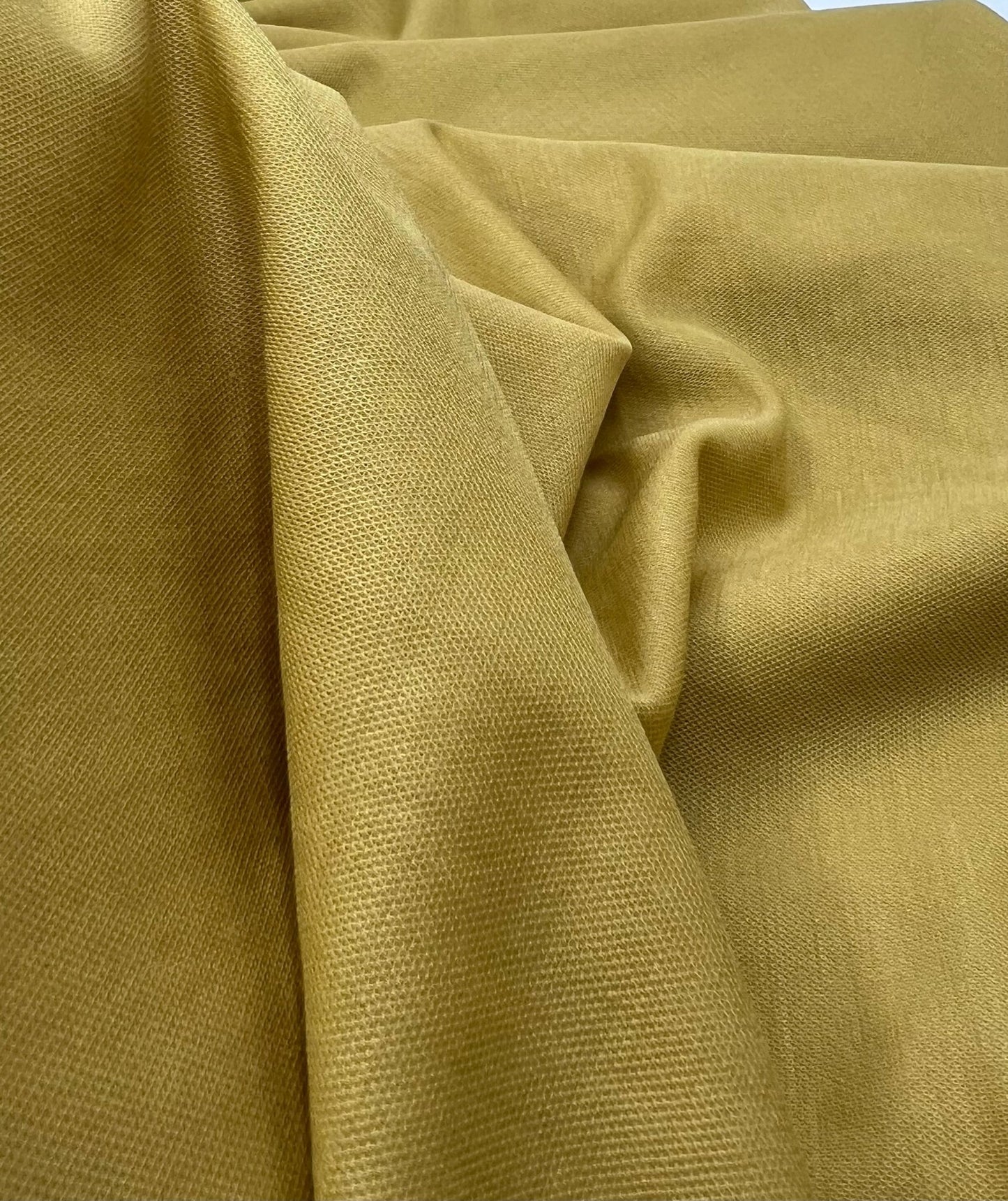 Mustard Linen Look Non Stretch Fabric - T9 Fabrics