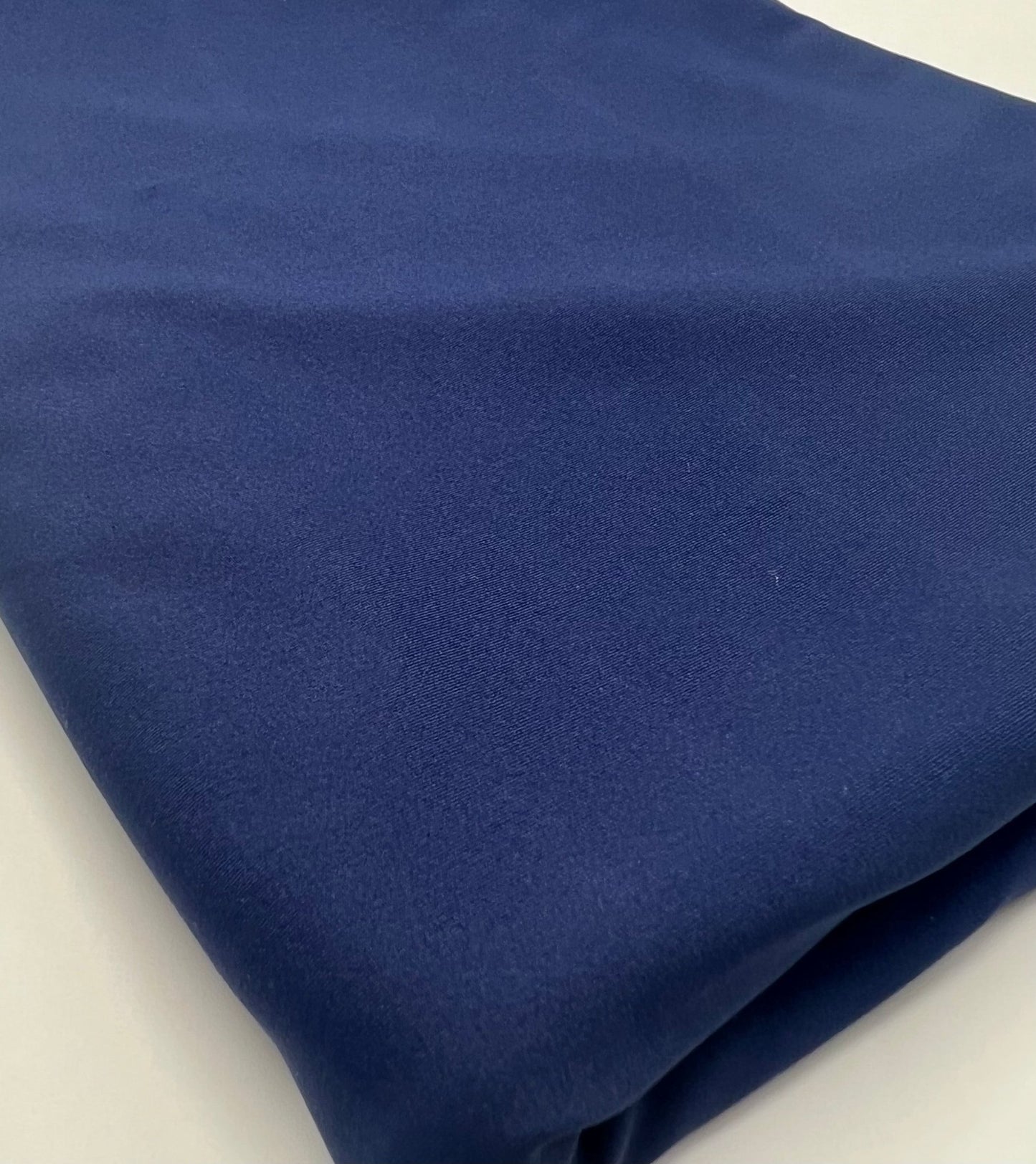 Navy Cotton Touch 220GSM 4 Way Stretch Fabric - T9 Fabrics