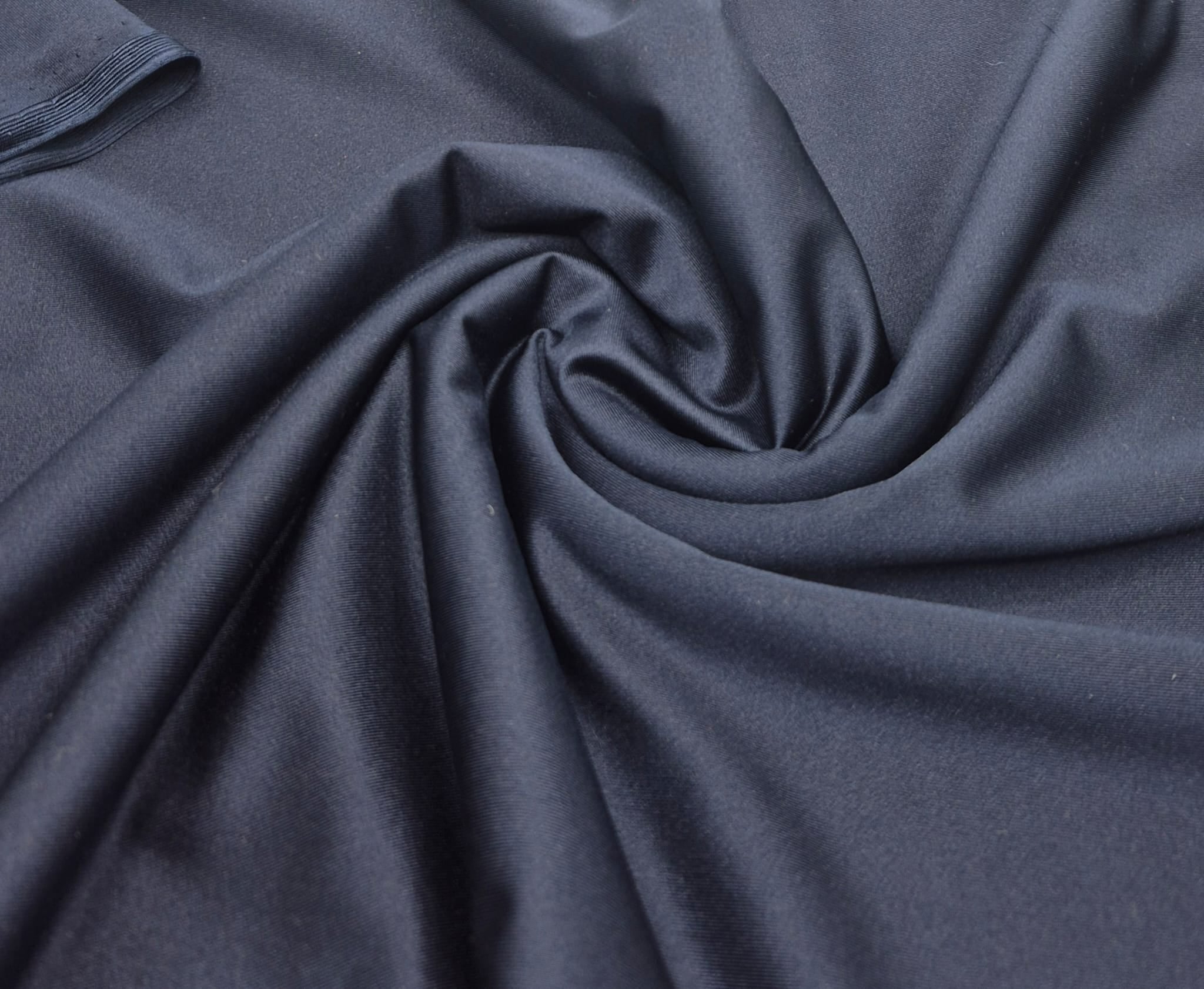 Navy Swimwear / Sportswear 4 Way Stretch Fabric - T9 Fabrics