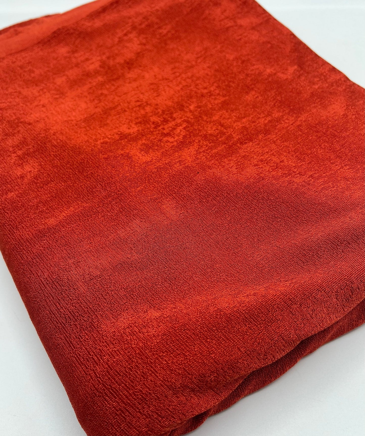 Orange Rust Acetate Slinky 4 Way Stretch Fabric - T9 Fabrics