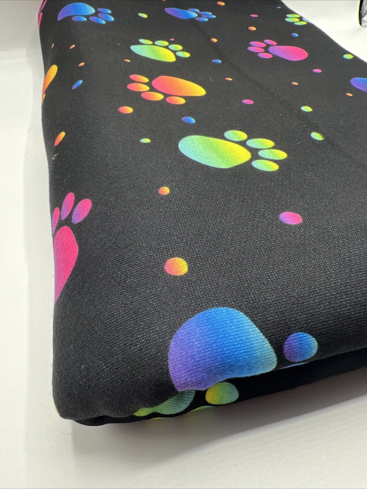 Paw Print French Terry Loopback Fabric - T9 Fabrics