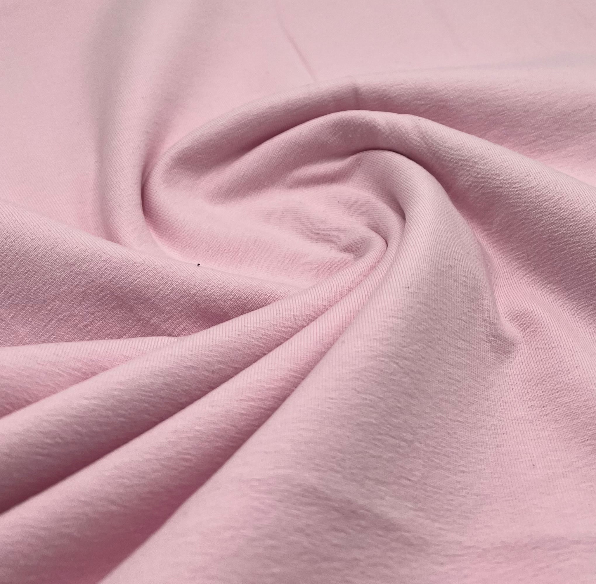 Pink Cotton Stretch Jersey 200 GSM 95/5 Lycra 4 Way Stretch - T9 Fabrics