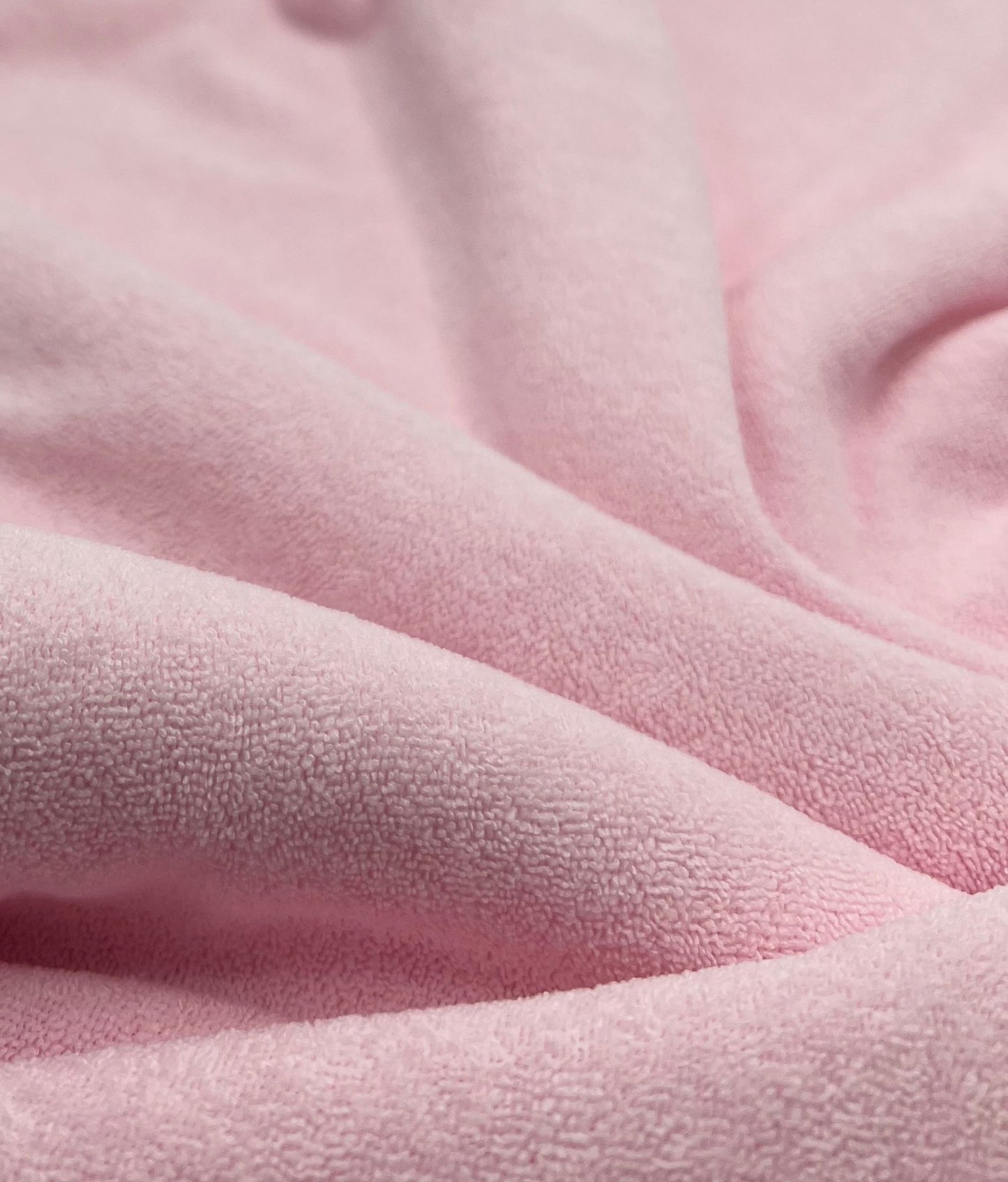 Pink Terry Towelling Polyester Stretch Dress Craft Fabric - T9 Fabrics