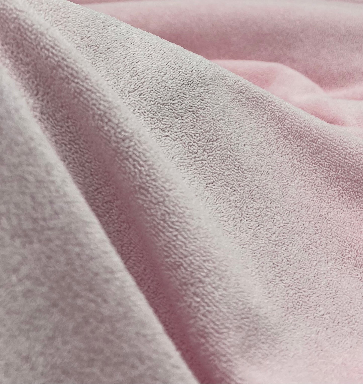 Pink Terry Towelling Polyester Stretch Dress Craft Fabric - T9 Fabrics