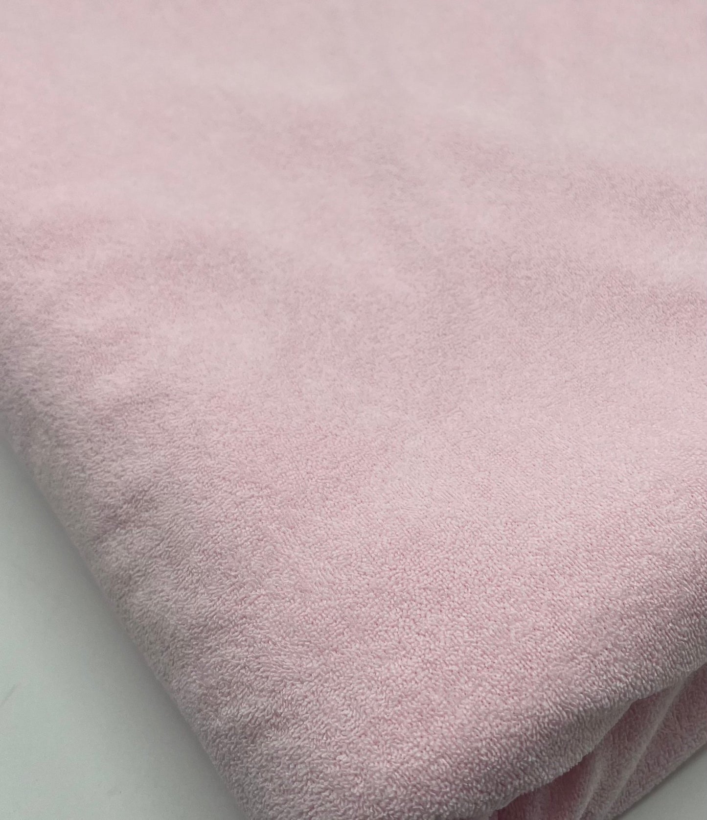 Pink Terry Towelling Polyester Stretch Dress Craft Fabric - T9 Fabrics