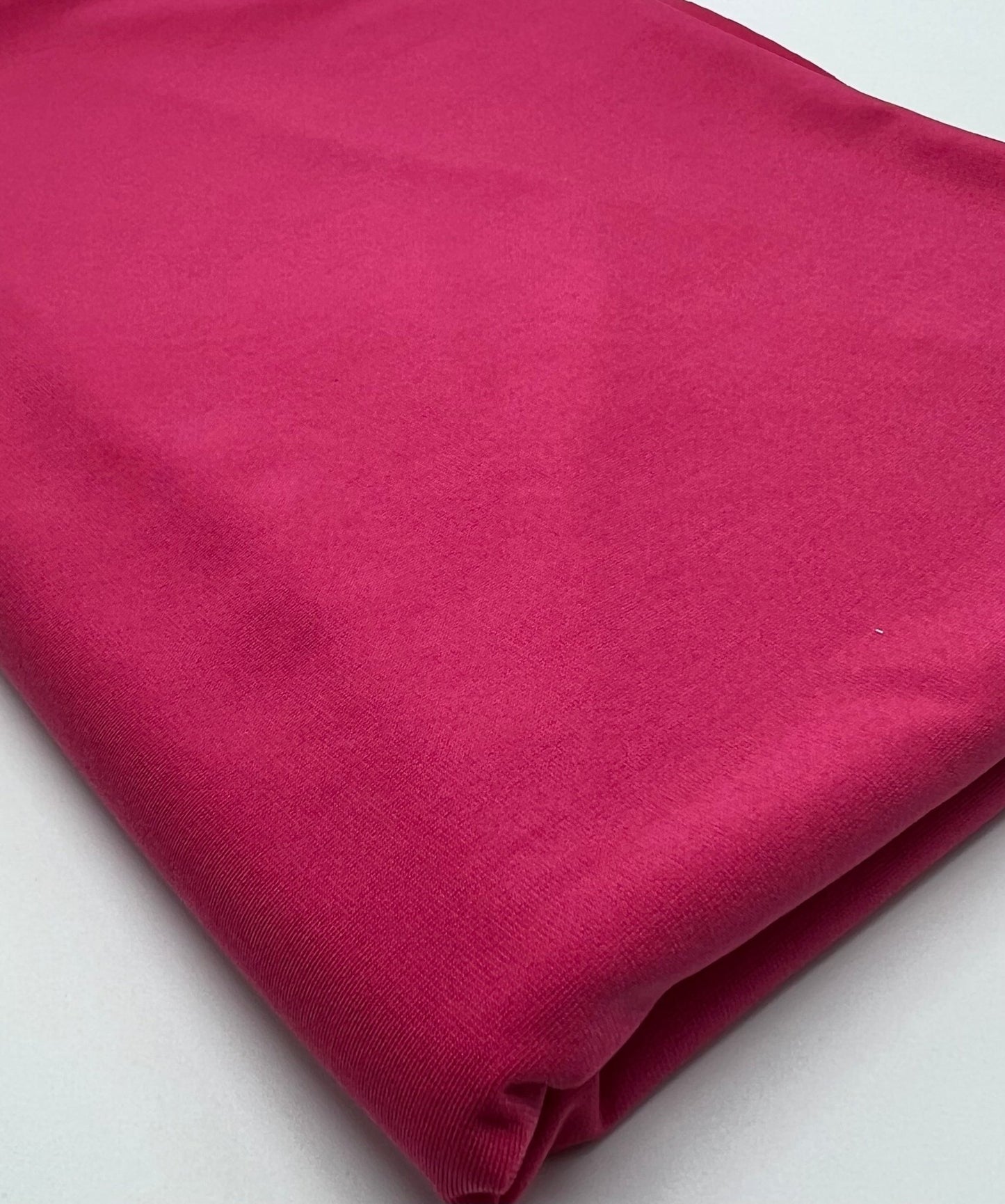 Plain Cerise Hot Pink ITY 4 Way Stretch Fabric - T9 Fabrics