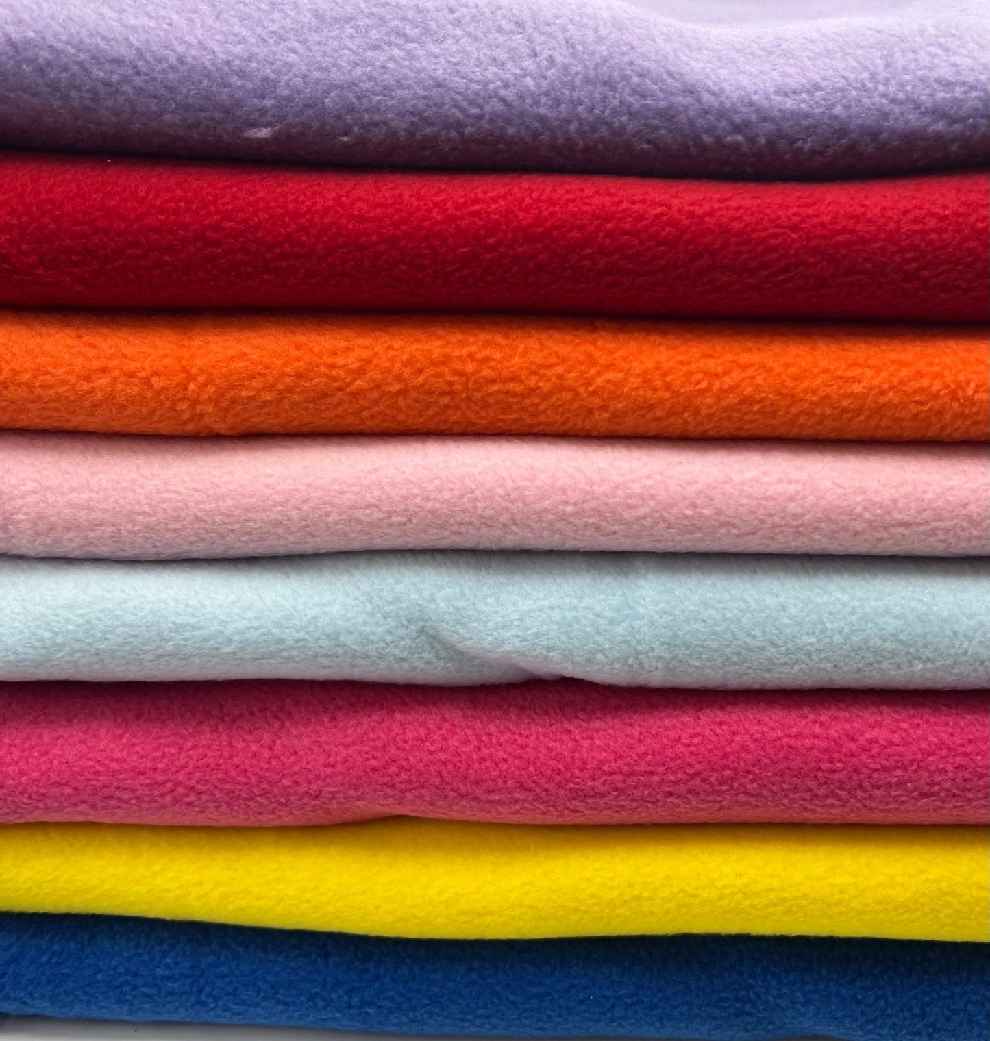 Plain Colours Anti - Pil Polar Fleece Fabric Blanket Loungewear - T9 Fabrics