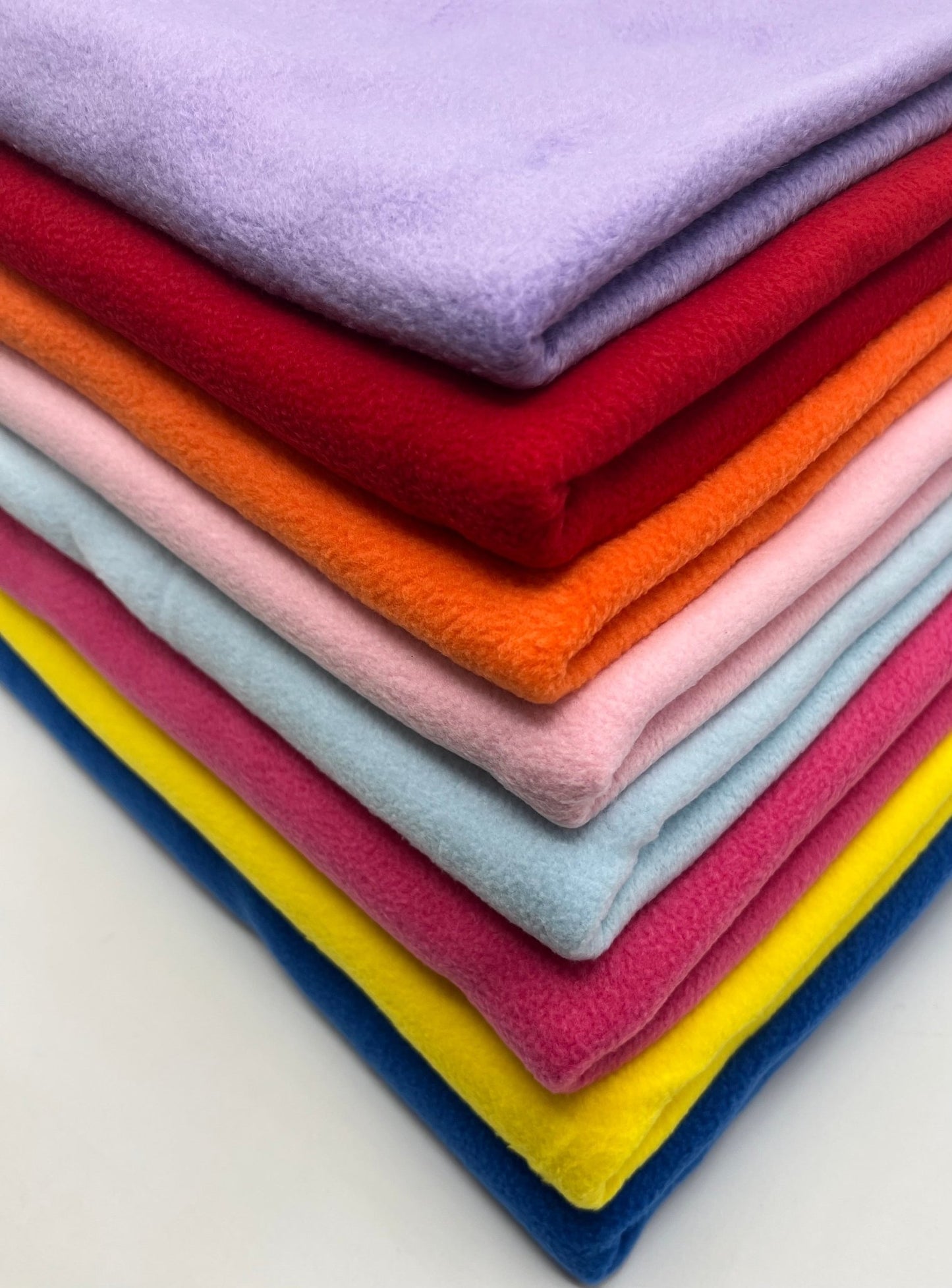 Plain Colours Anti - Pil Polar Fleece Fabric Blanket Loungewear - T9 Fabrics