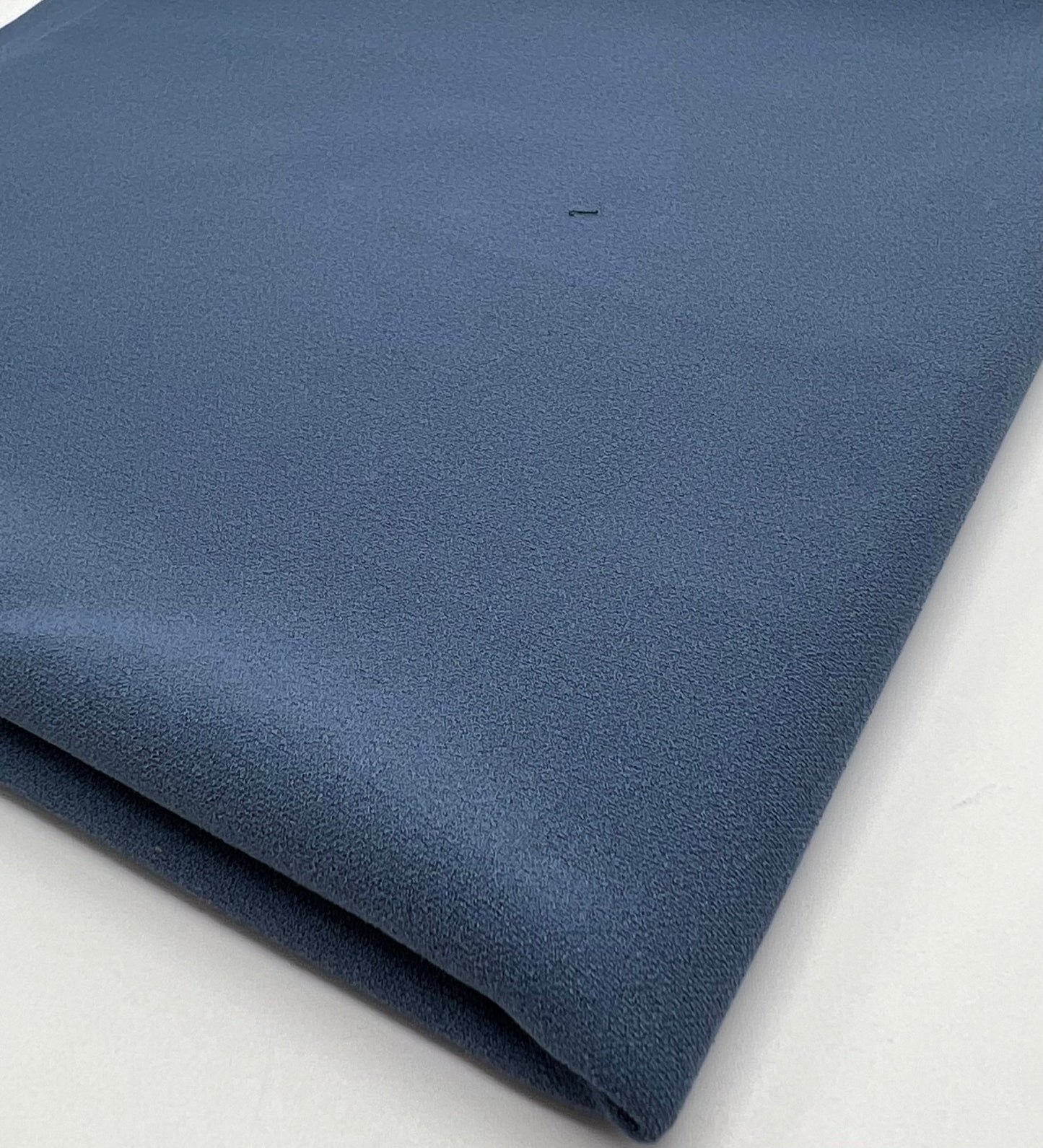 Plain Denim Blue Scuba Crepe Stretch Jersey Fabric 4 Way Stretch - T9 Fabrics
