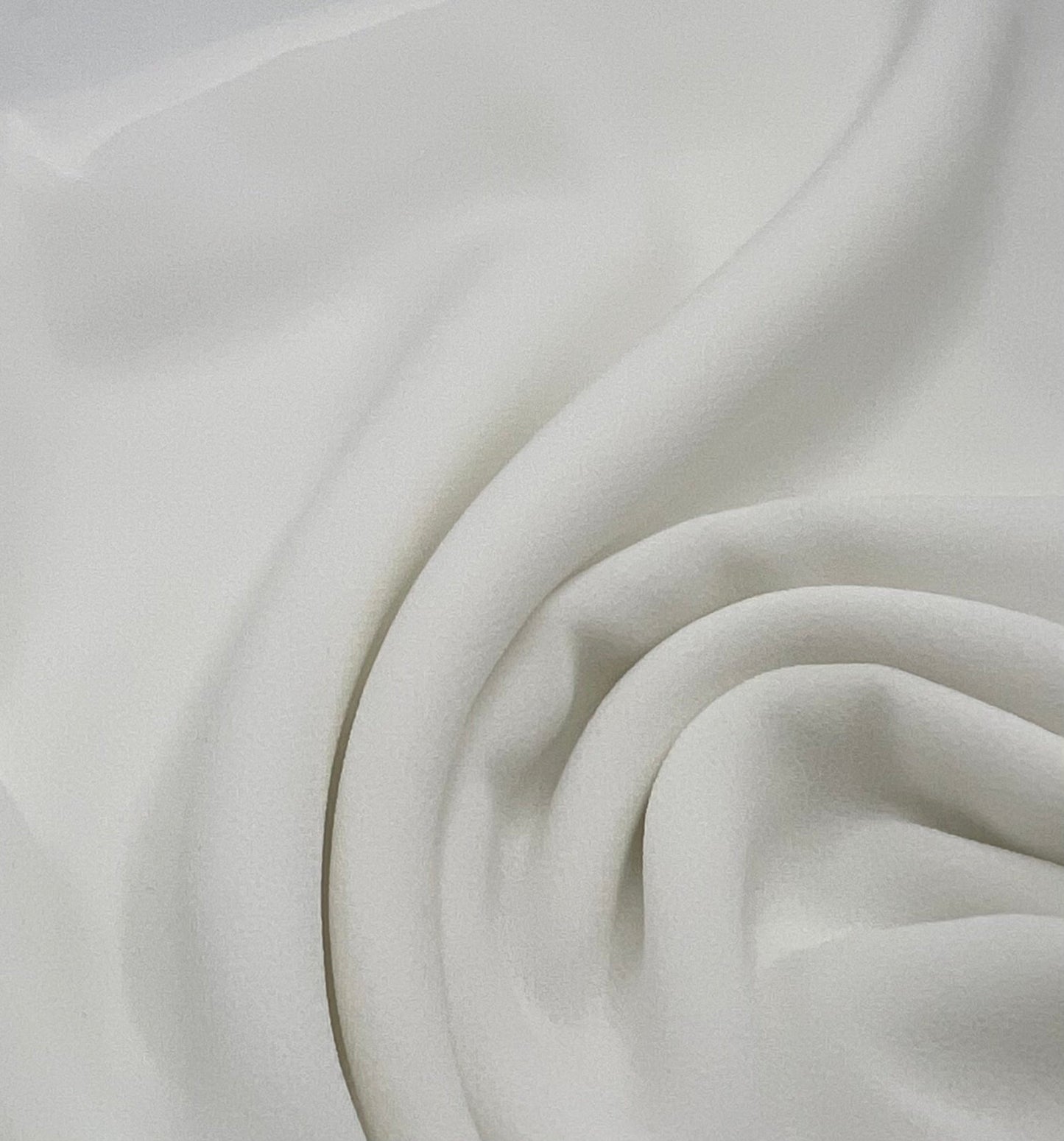 Plain Ivory Chiffon Sheer Dress Bridal Fabric - T9 Fabrics