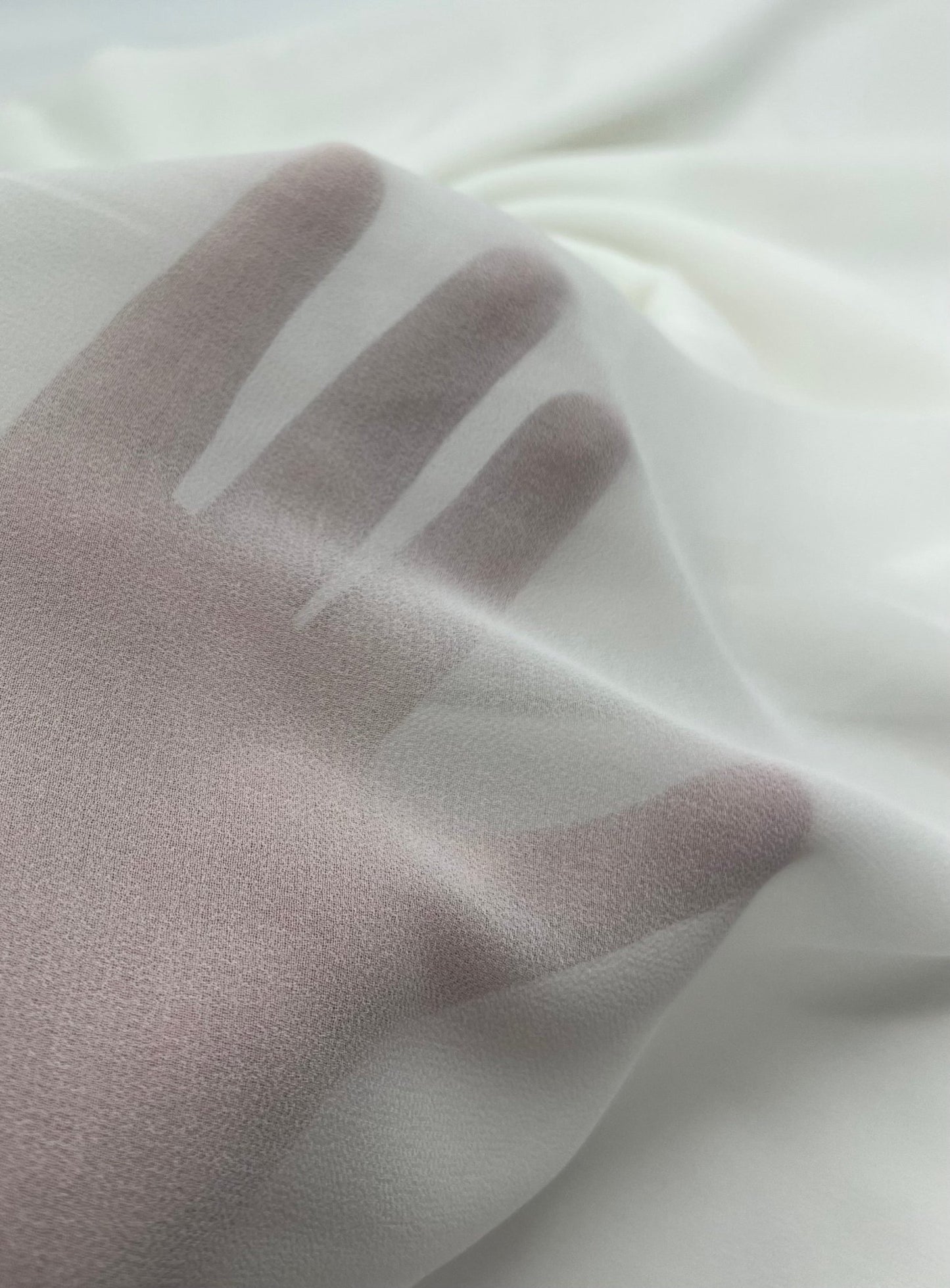 Plain Ivory Chiffon Sheer Dress Bridal Fabric - T9 Fabrics