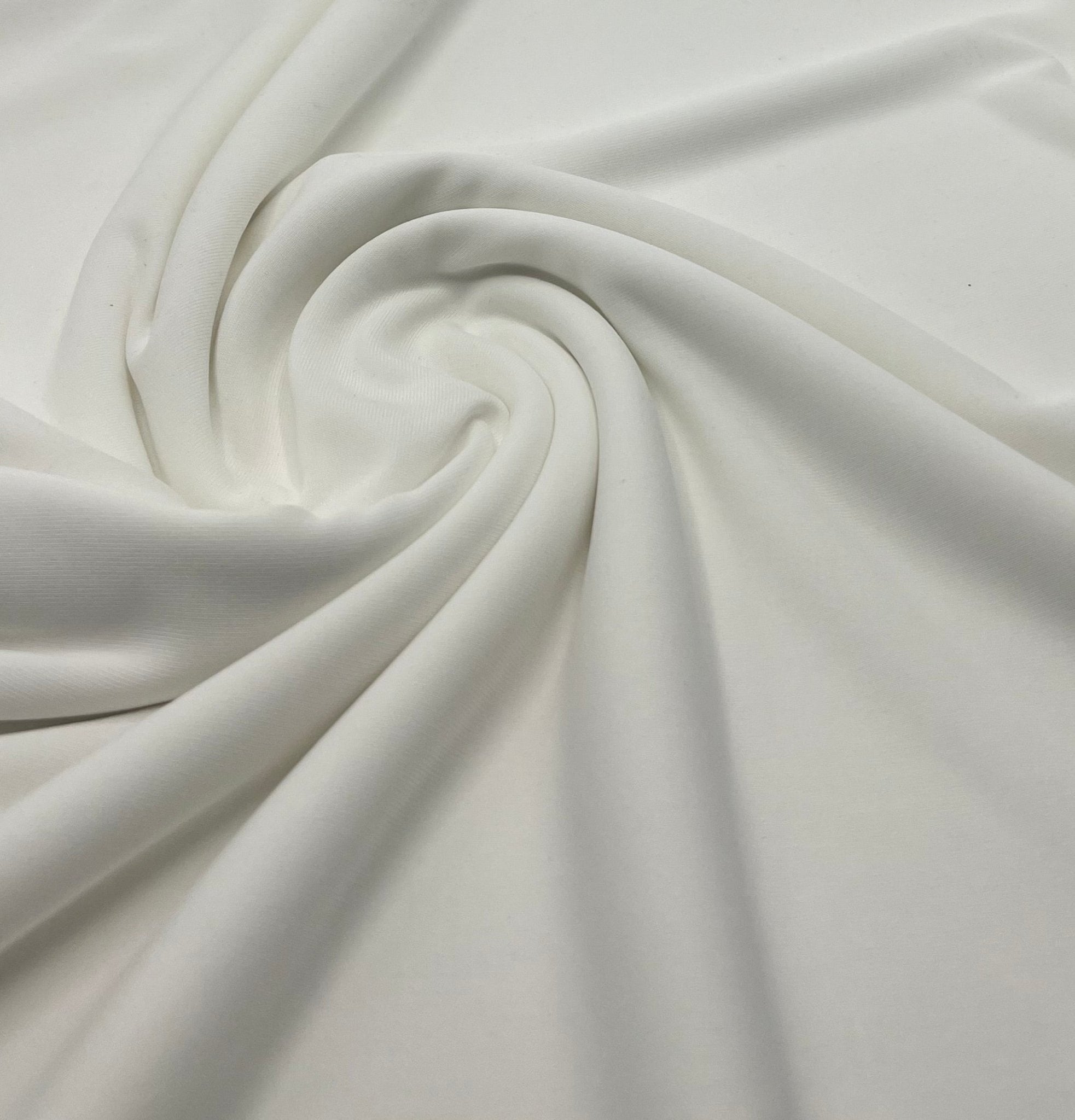 Plain Ivory Modal 200GSM 2 Way Stretch Fabric - T9 Fabrics