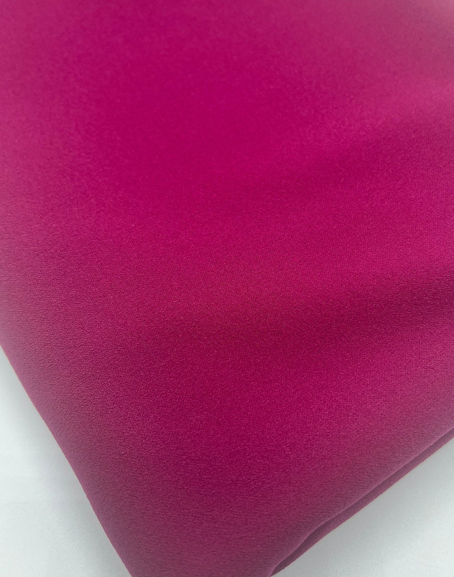 Plain Magenta Scuba Crepe Stretch Jersey Fabric 4 Way Stretch - T9 Fabrics