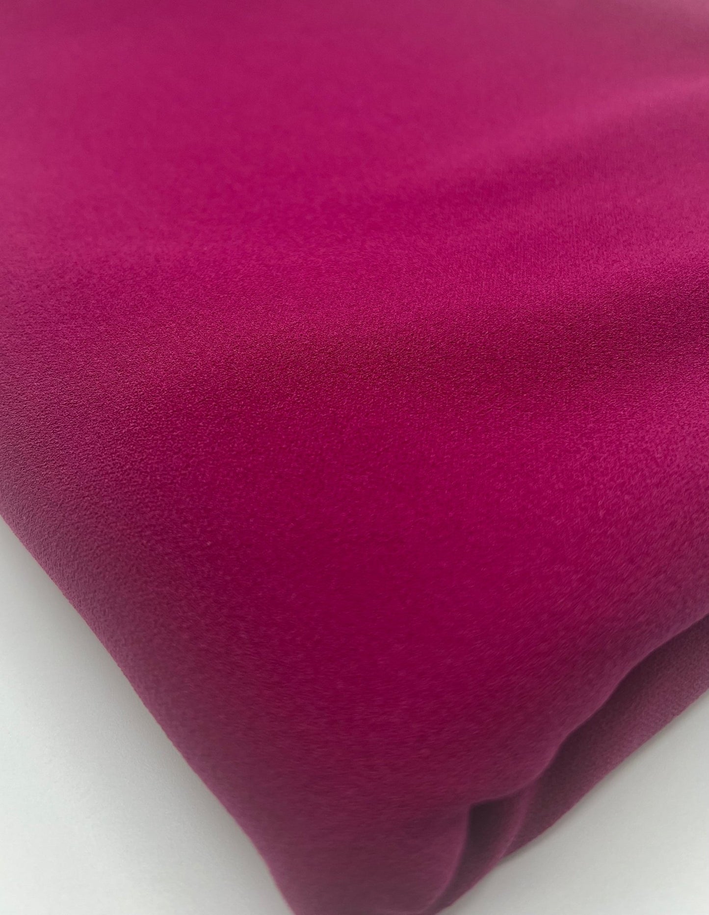 Plain Magenta Scuba Crepe Stretch Jersey Fabric 4 Way Stretch - T9 Fabrics