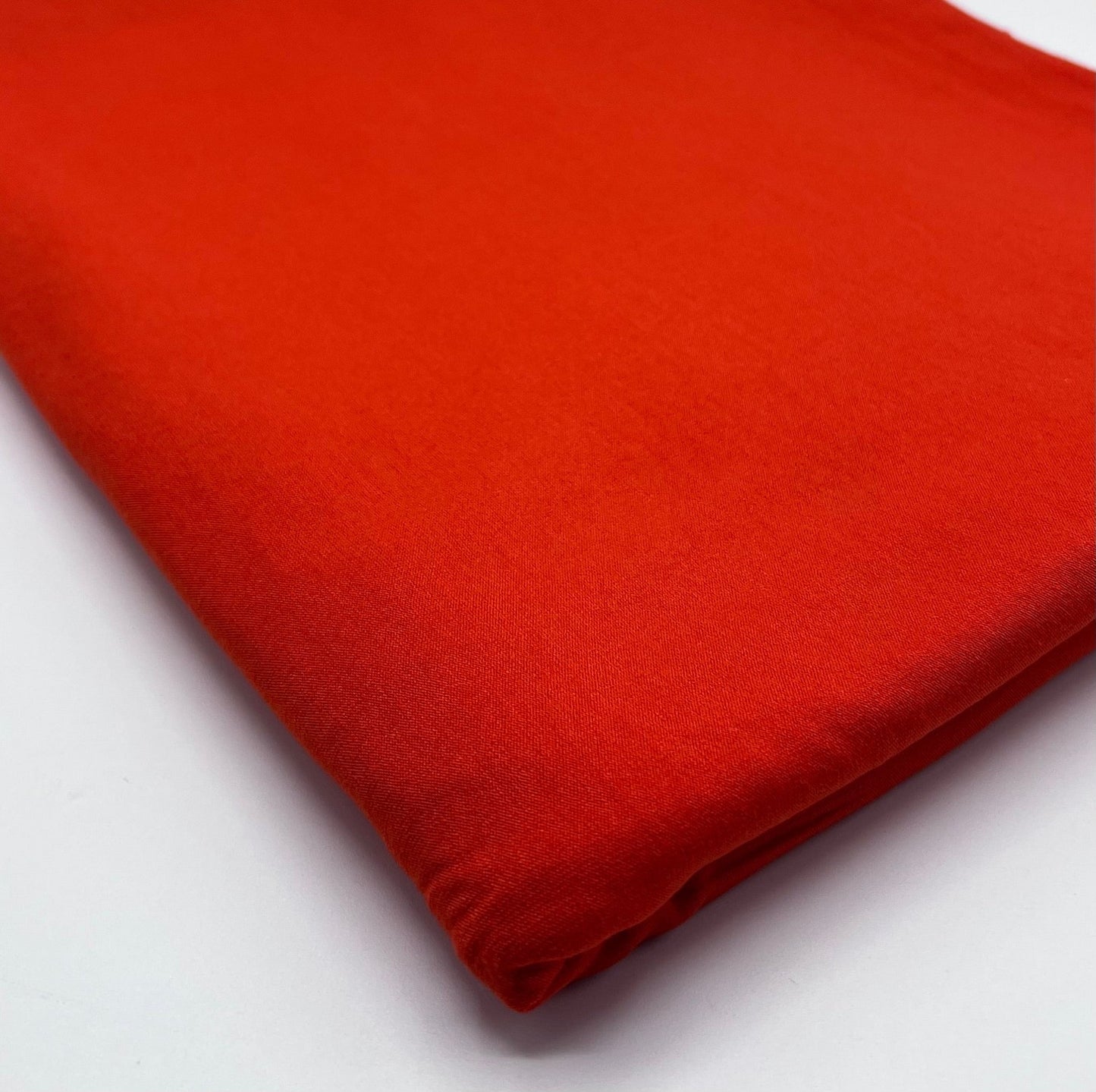 Plain Orange Viscose Elastane Fabric 4 Way Stretch Jersey - T9 Fabrics