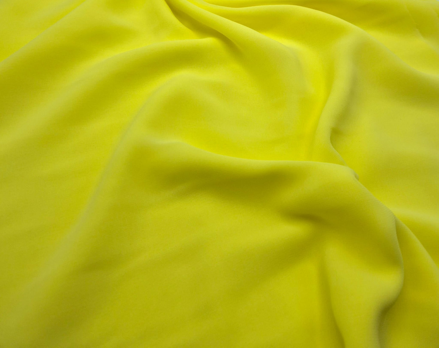 Plain Pale Yellow Chiffon Sheer Dress Bridal Fabric - T9 Fabrics