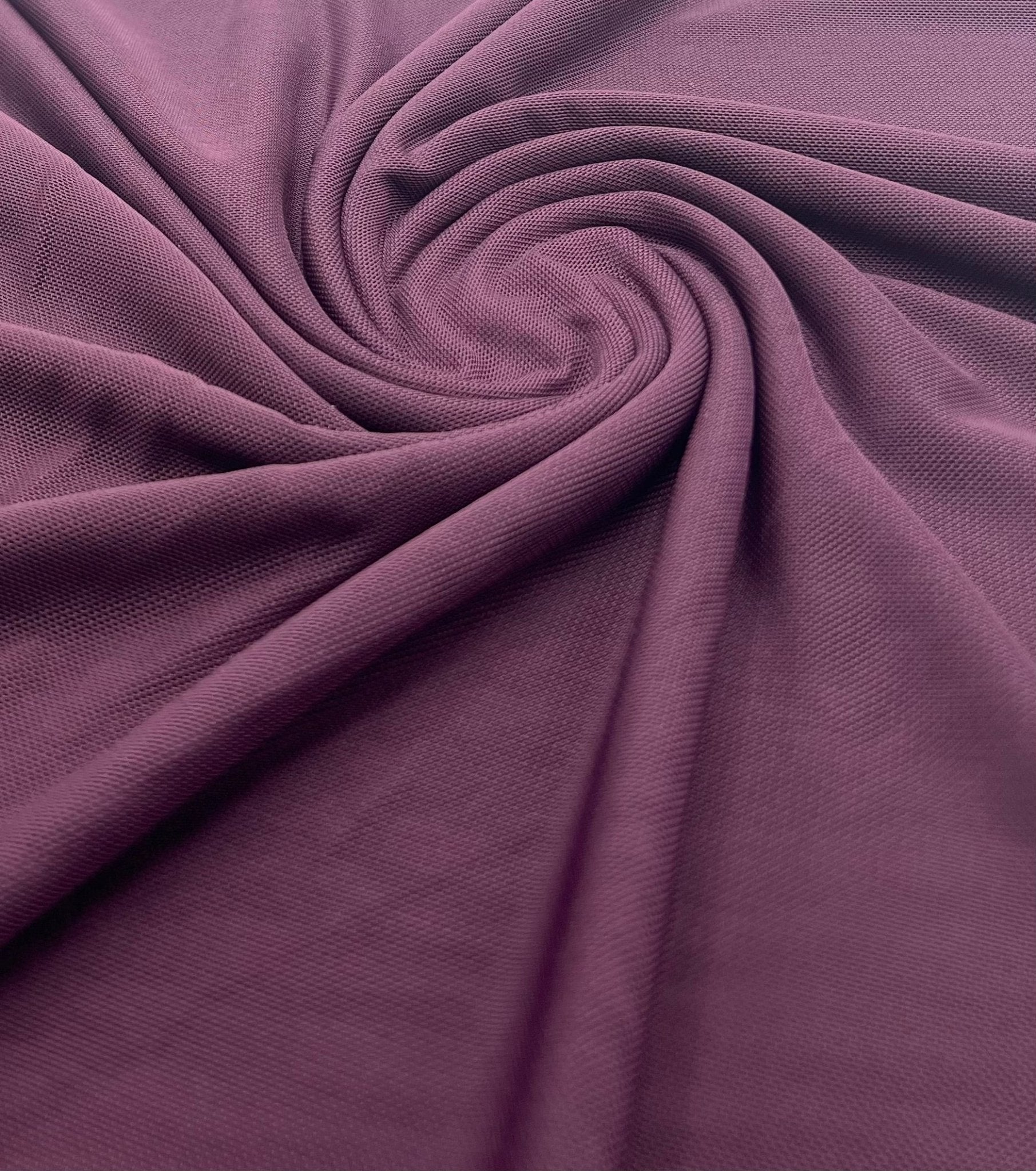 Plain Plum Mesh Fabric Stretch - T9 Fabrics