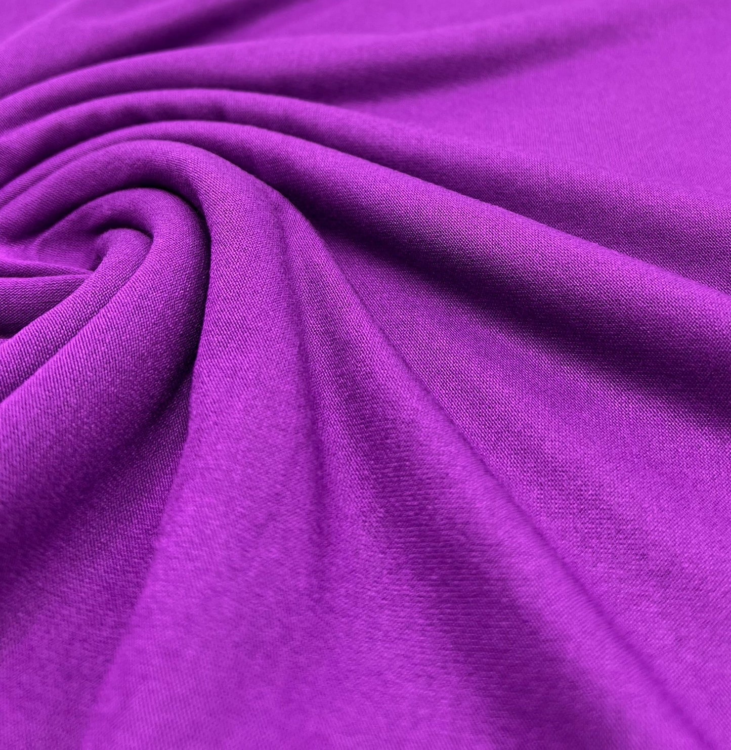 Plain Purple Viscose Elastane Fabric 4 Way Stretch Jersey - T9 Fabrics