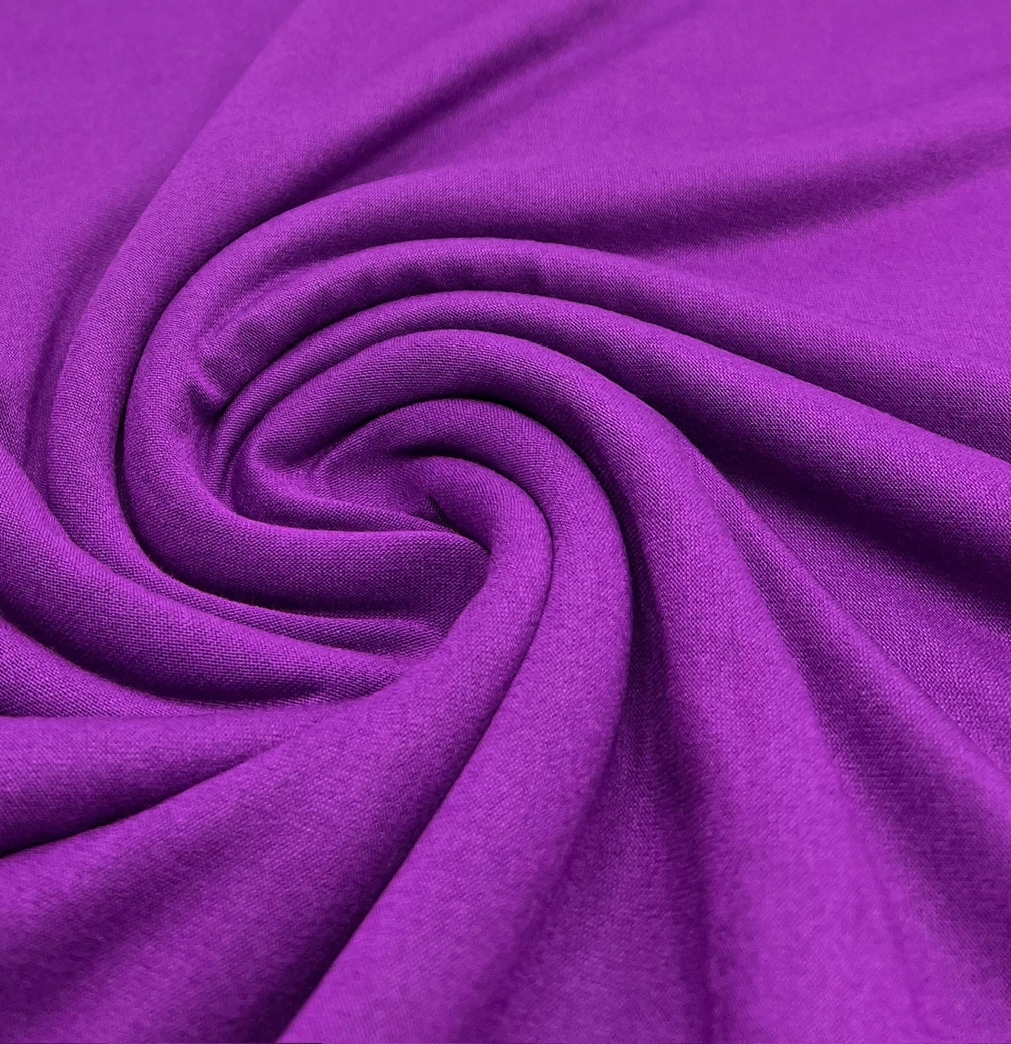 Plain Purple Viscose Elastane Fabric 4 Way Stretch Jersey - T9 Fabrics