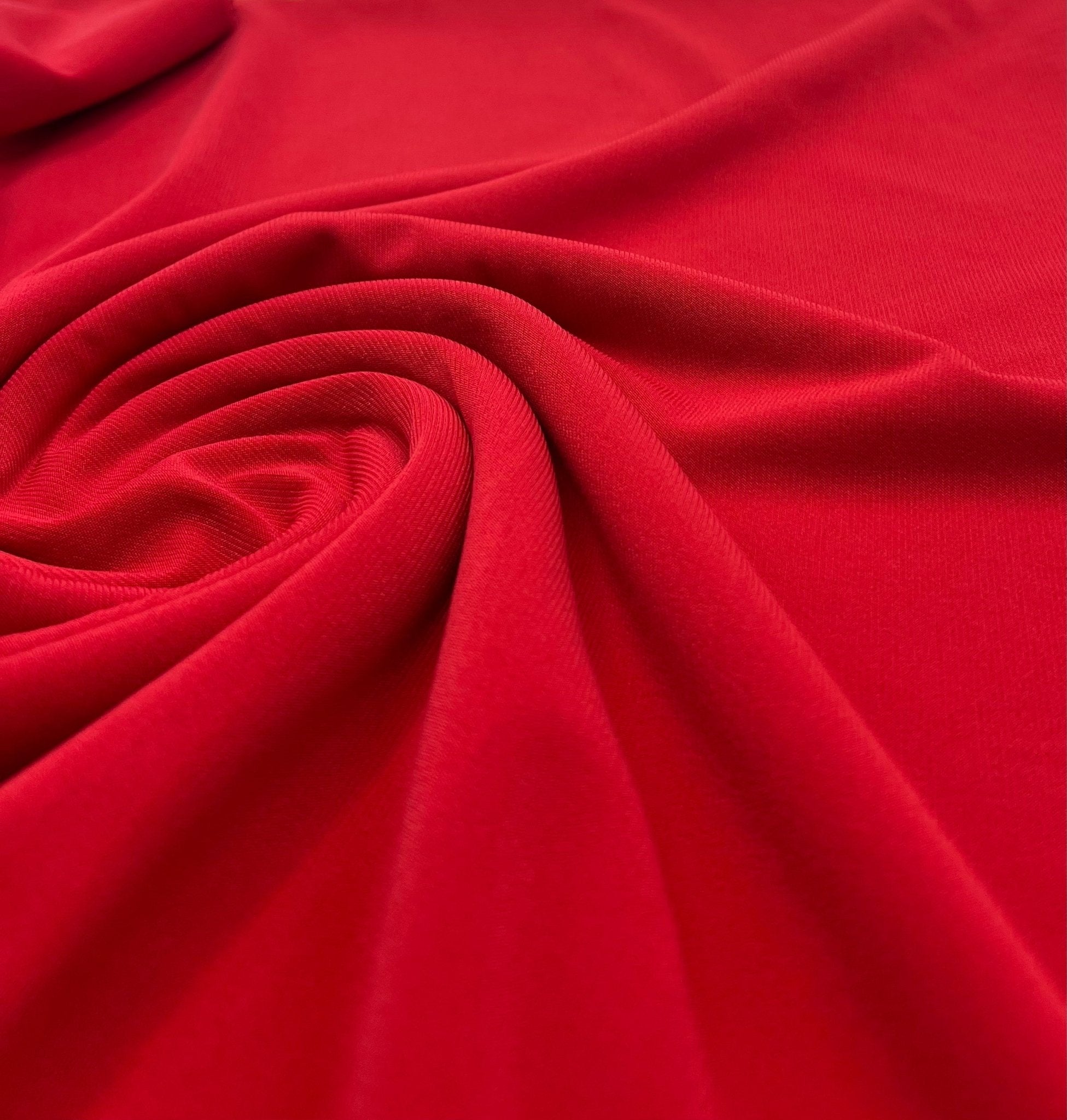 Plain Red ITY 4 Way Stretch Fabric - T9 Fabrics