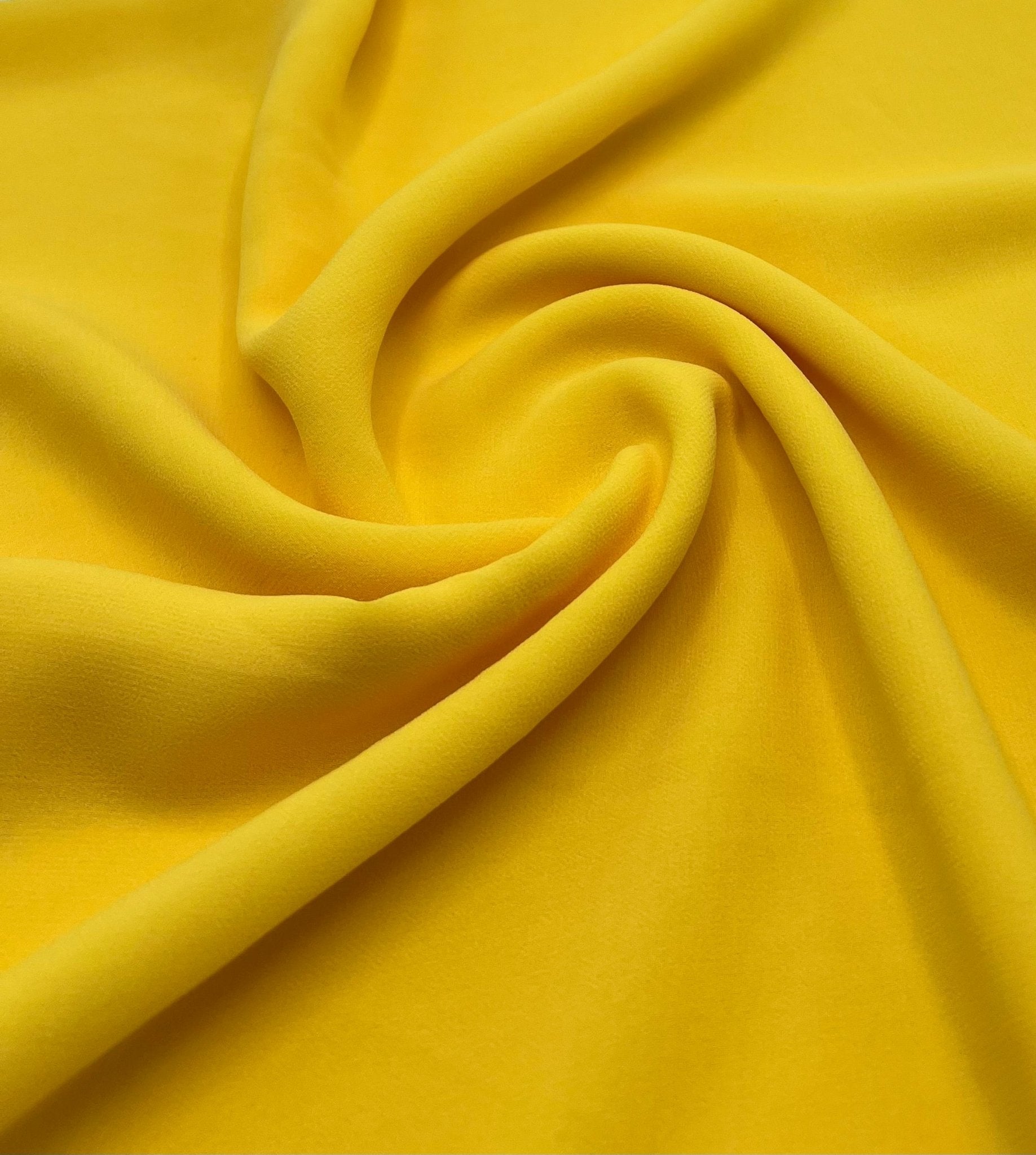Plain Yellow Chiffon Sheer Dress Bridal Fabric - T9 Fabrics