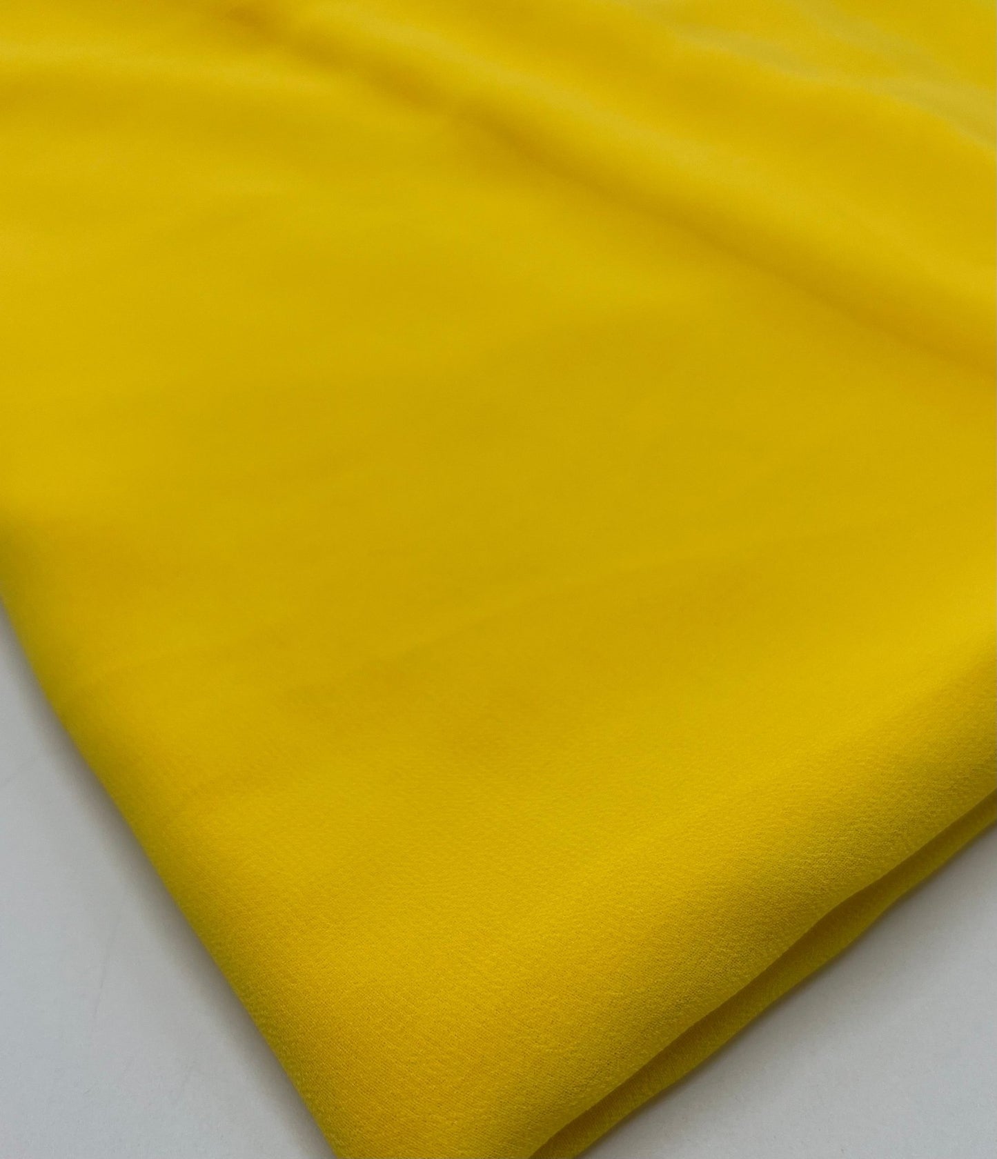 Plain Yellow Chiffon Sheer Dress Bridal Fabric - T9 Fabrics