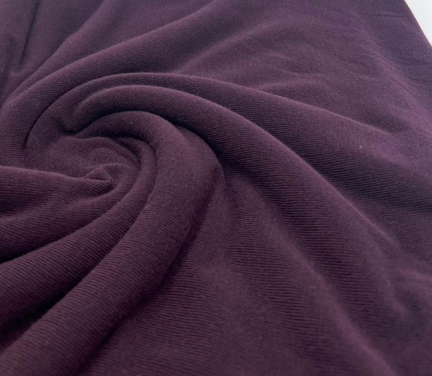 Plum Lightweight Melange Knit Stretch Fabric - T9 Fabrics