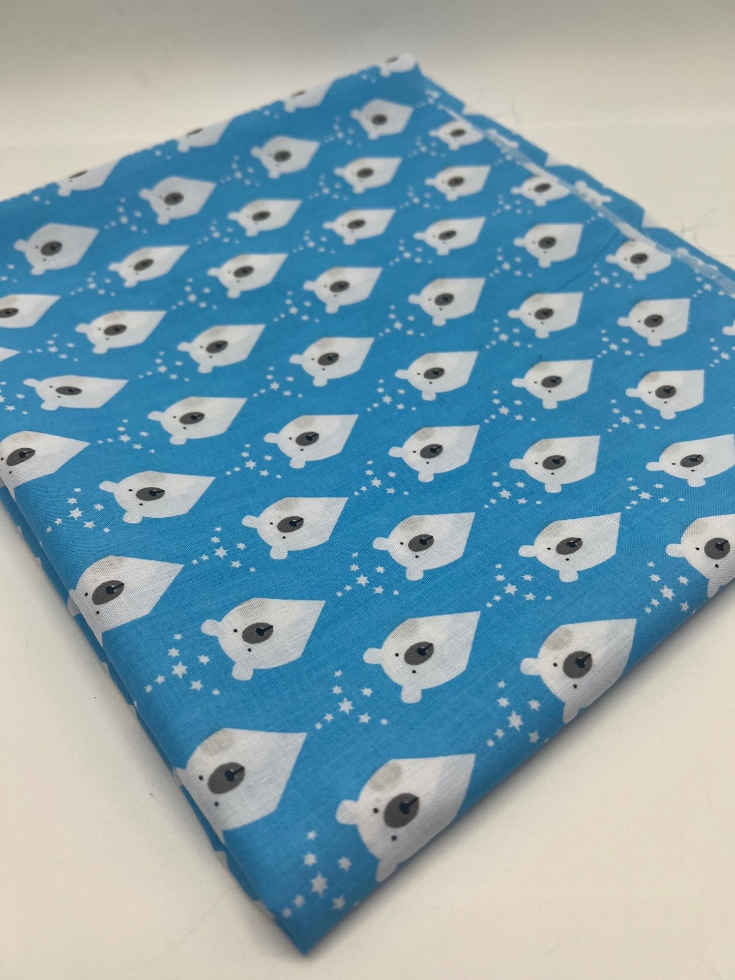 Polar Bear Printed Poly Cotton 90 GSM 80/20 44 Inch Non Stretch - T9 Fabrics