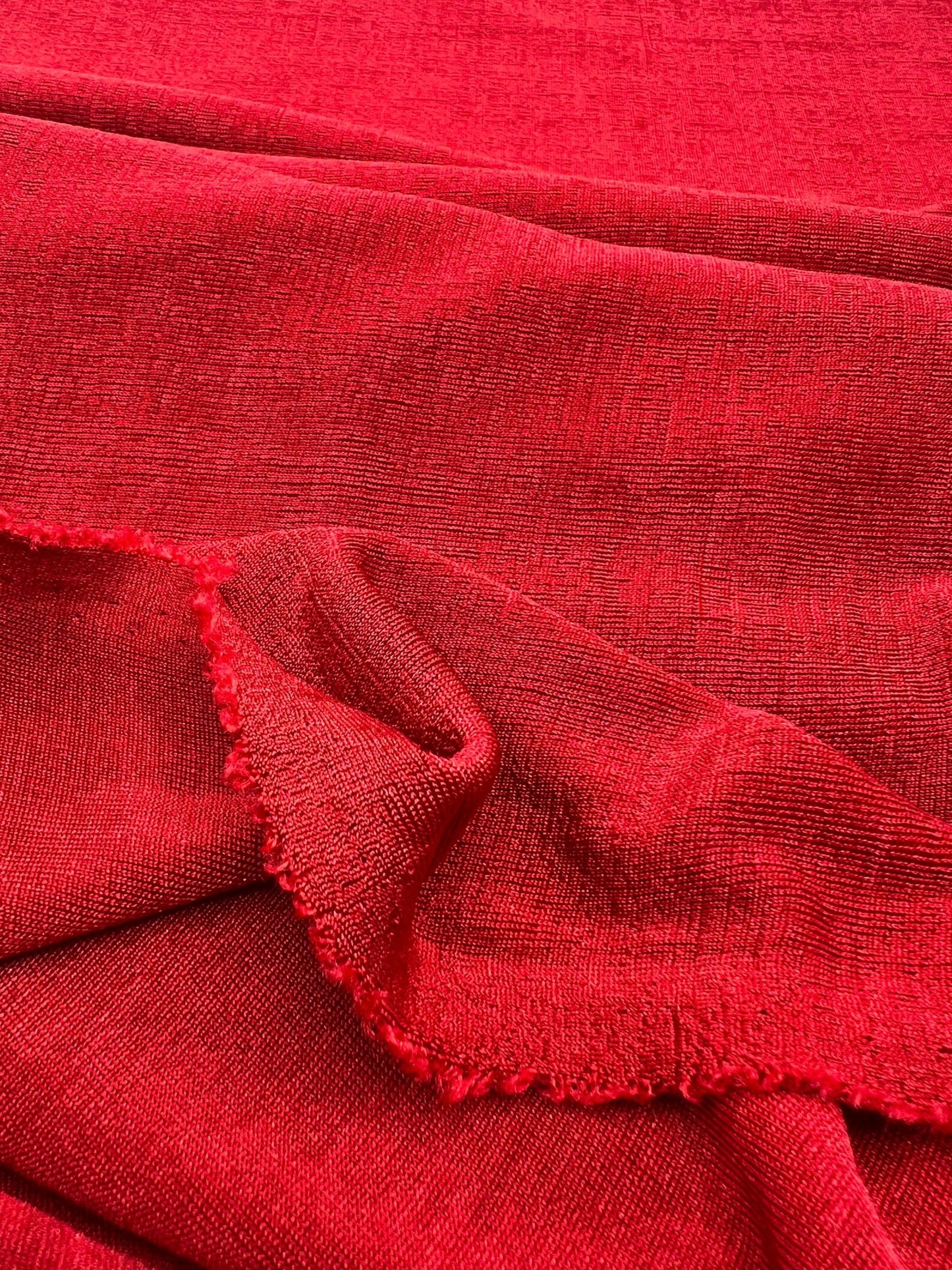Red Acetate Slinky 4 Way Stretch Fabric - T9 Fabrics