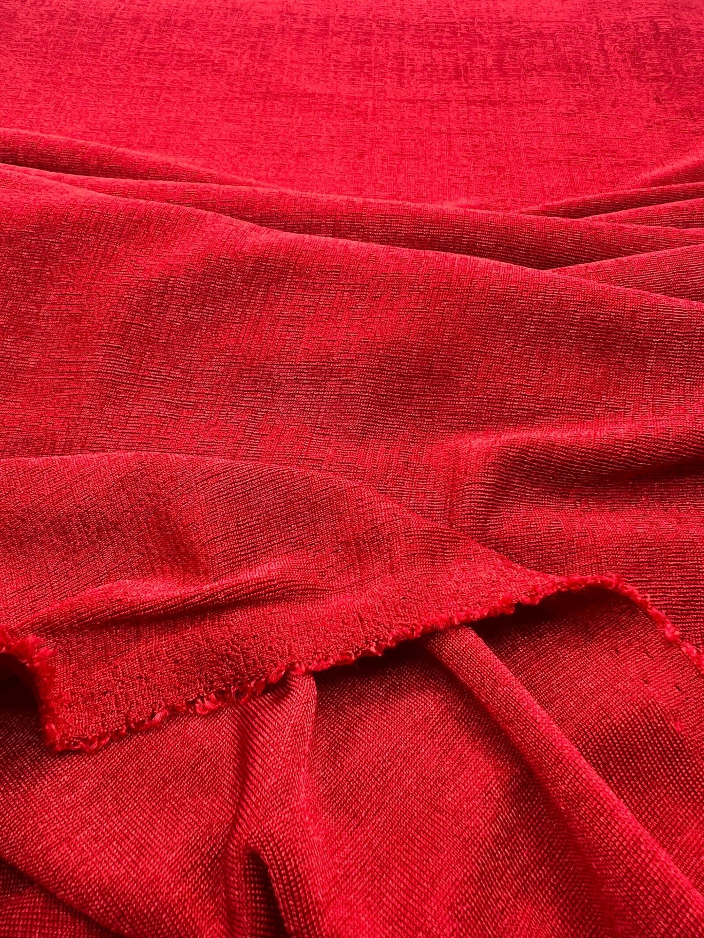 Red Acetate Slinky 4 Way Stretch Fabric - T9 Fabrics