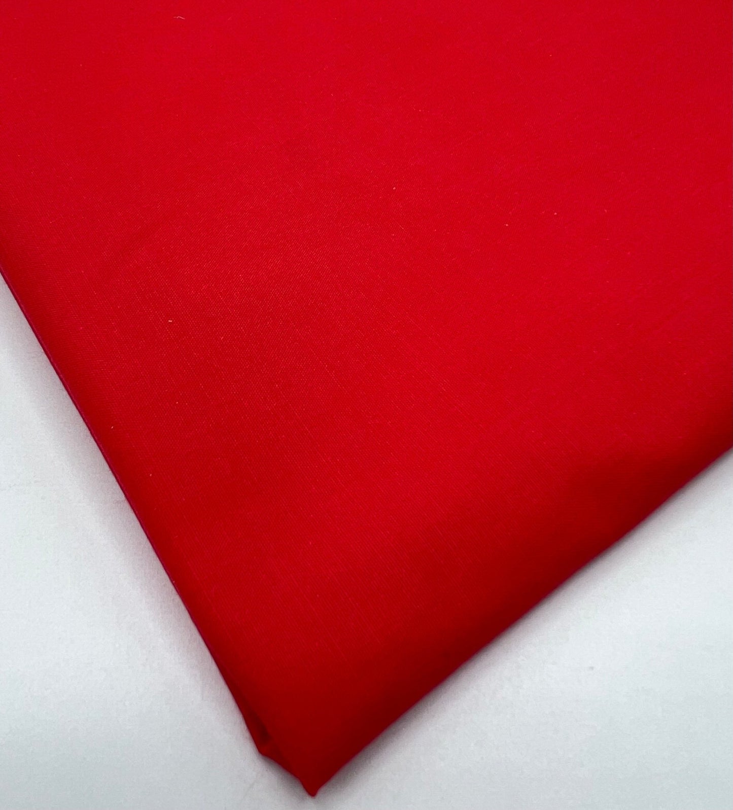 Red Plain Poly Cotton 105 GSM 80/20 44 Inch Non Stretch - T9 Fabrics