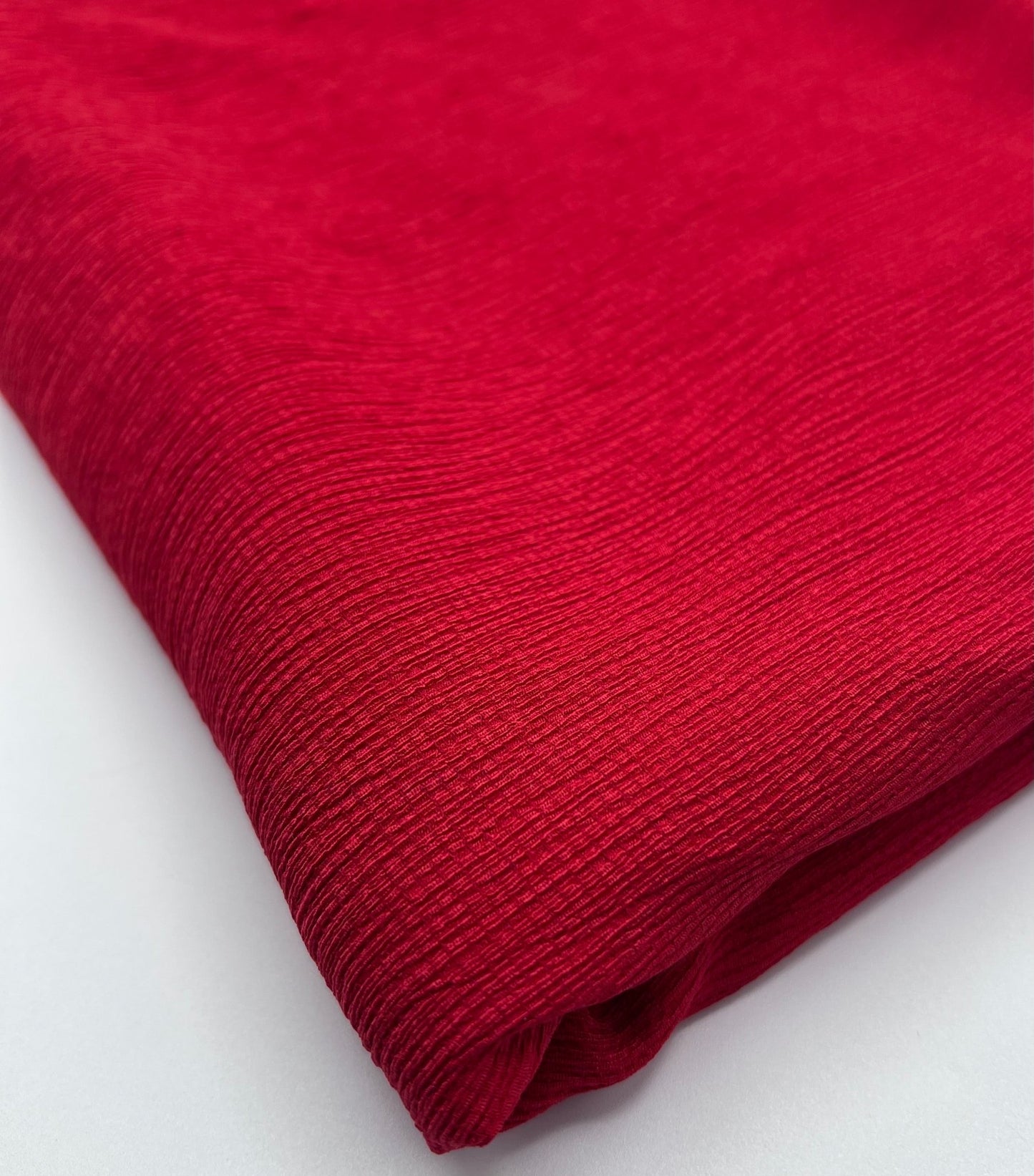 Red Tree Bark Stretch Dress Craft Fabric - T9 Fabrics