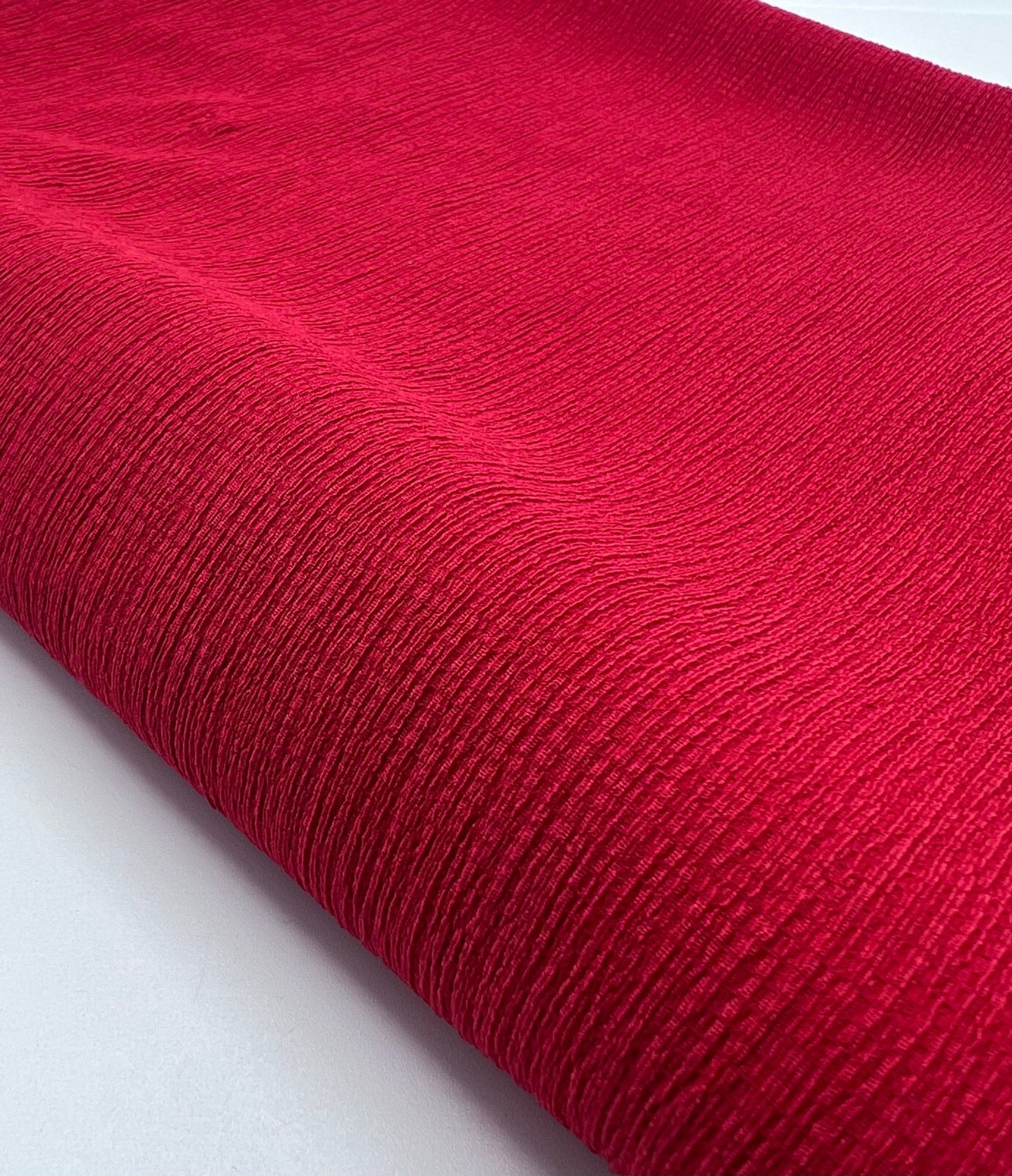 Red Tree Bark Stretch Dress Craft Fabric - T9 Fabrics