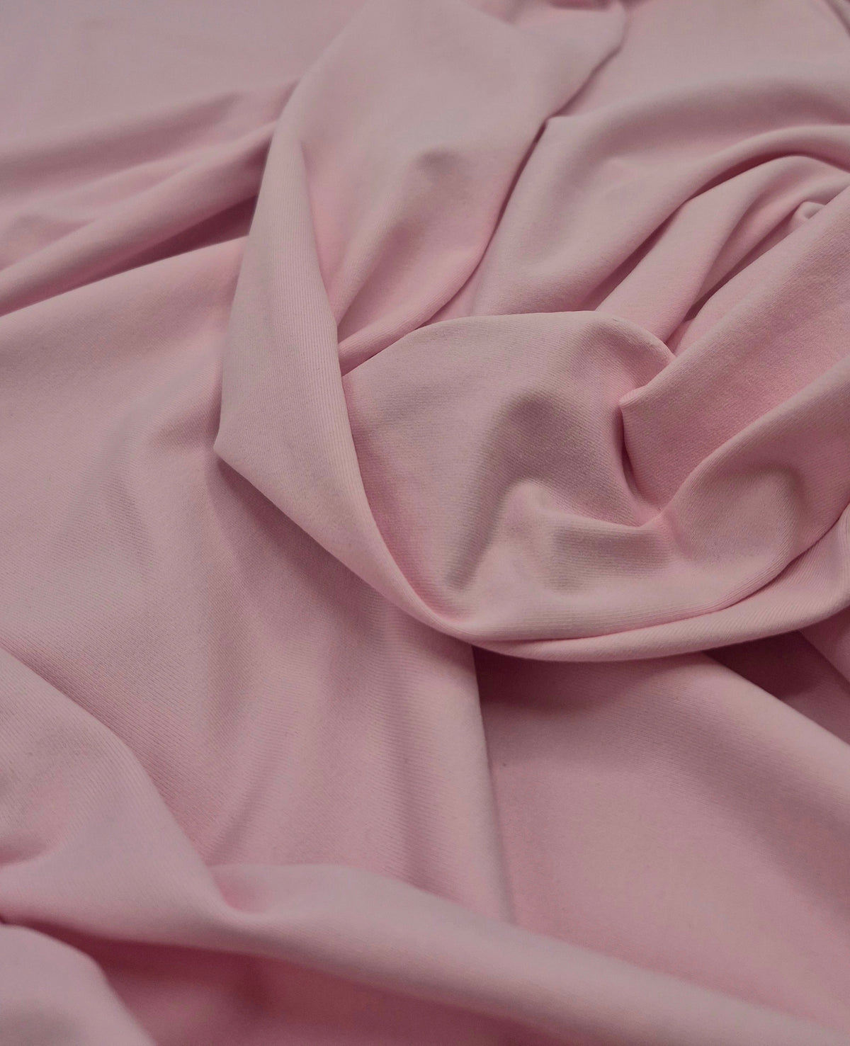 Baby Pink Stretch Jersey 220GSM 4 Way Stretch Fabric