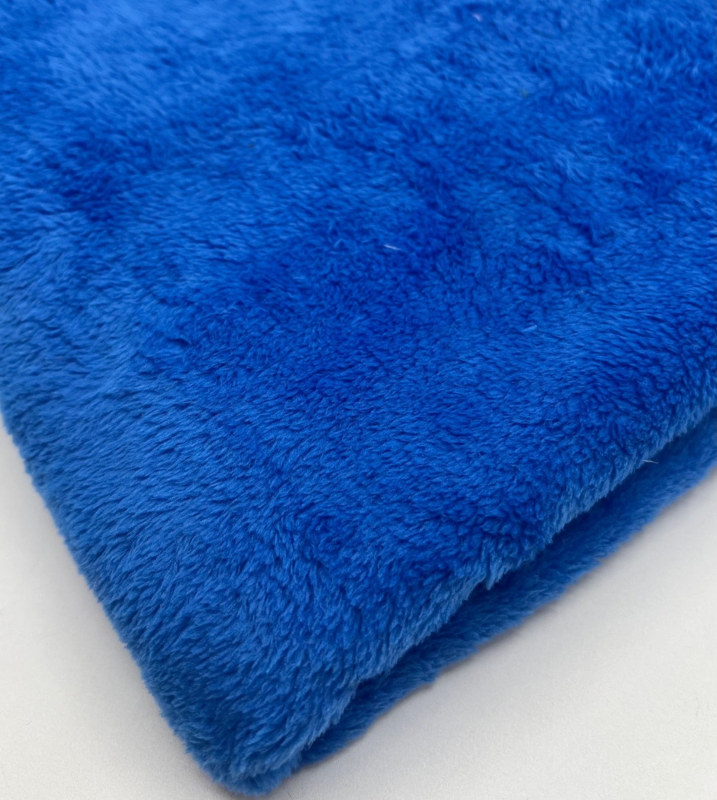 Royal Blue Super Soft Plain Cuddle Fleece Fabric Blanket Loungewear - T9 Fabrics