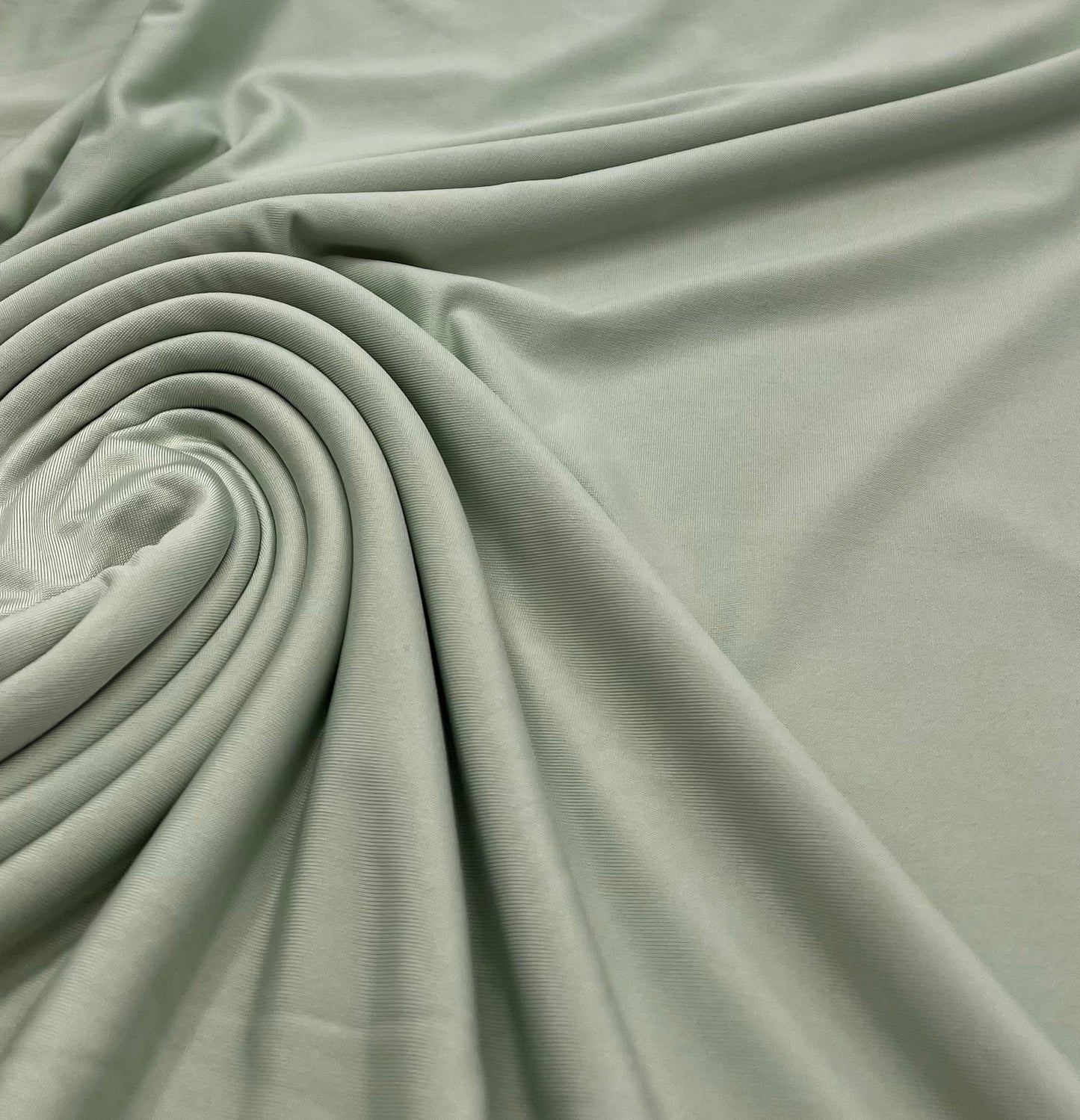 Sage Green Plain Soft Touch Stretch Fabric - T9 Fabrics