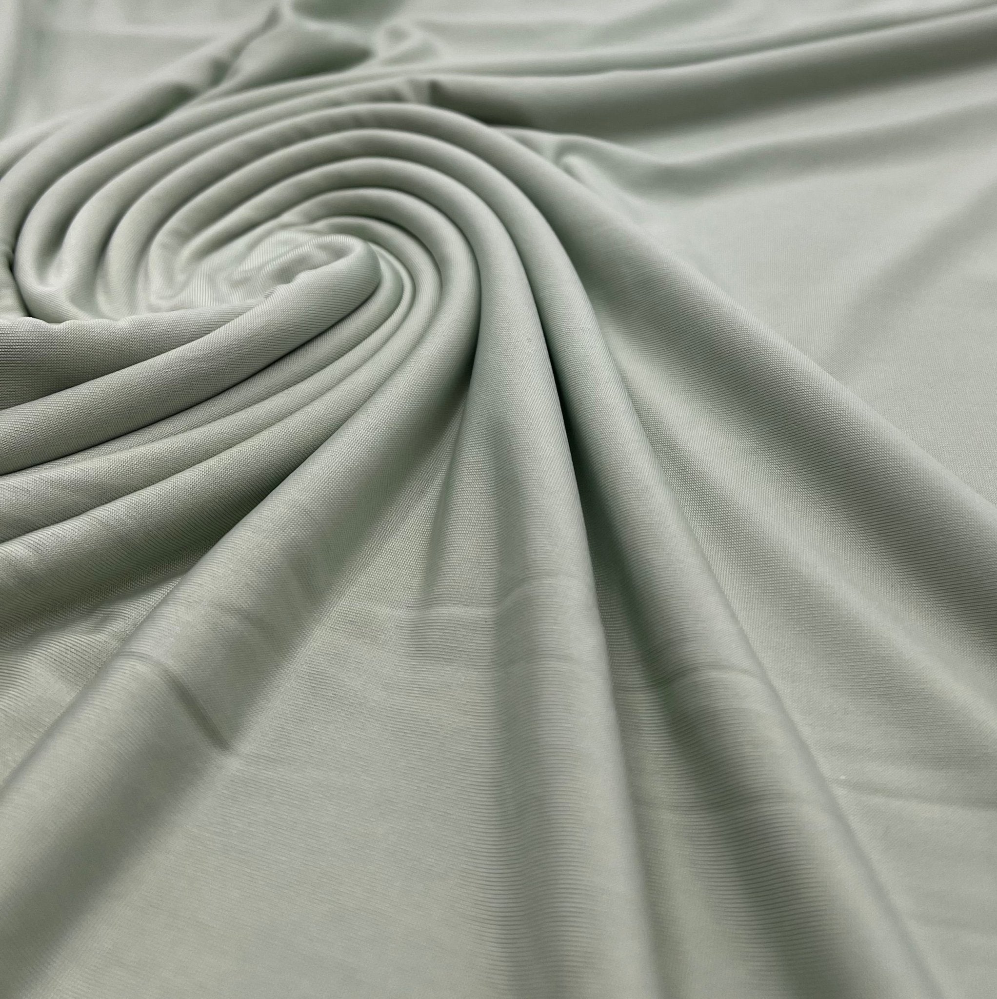 Sage Green Plain Soft Touch Stretch Fabric - T9 Fabrics